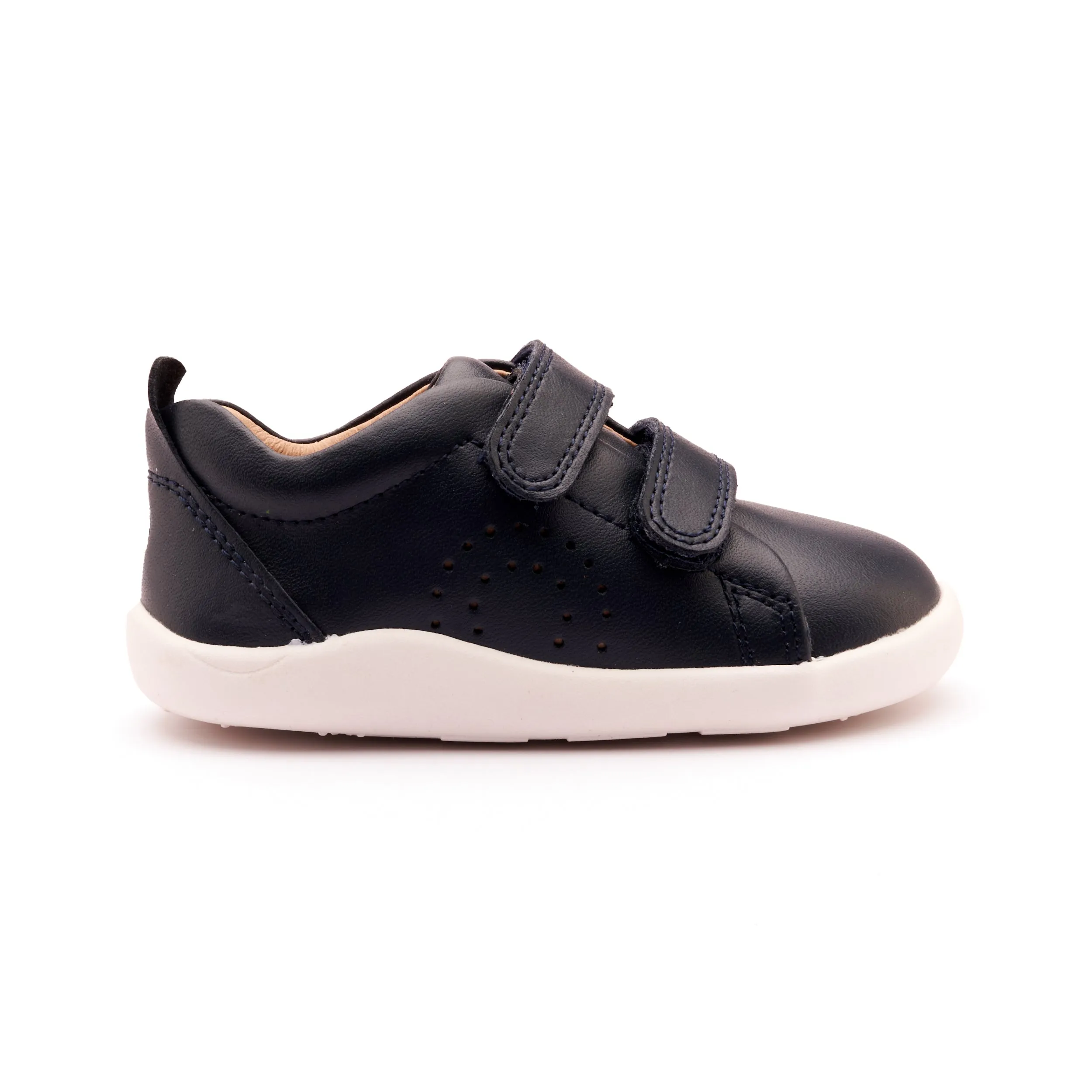 Old Soles Boy's 8056 Little Tot Casual Shoes - Navy / White Sole true fit