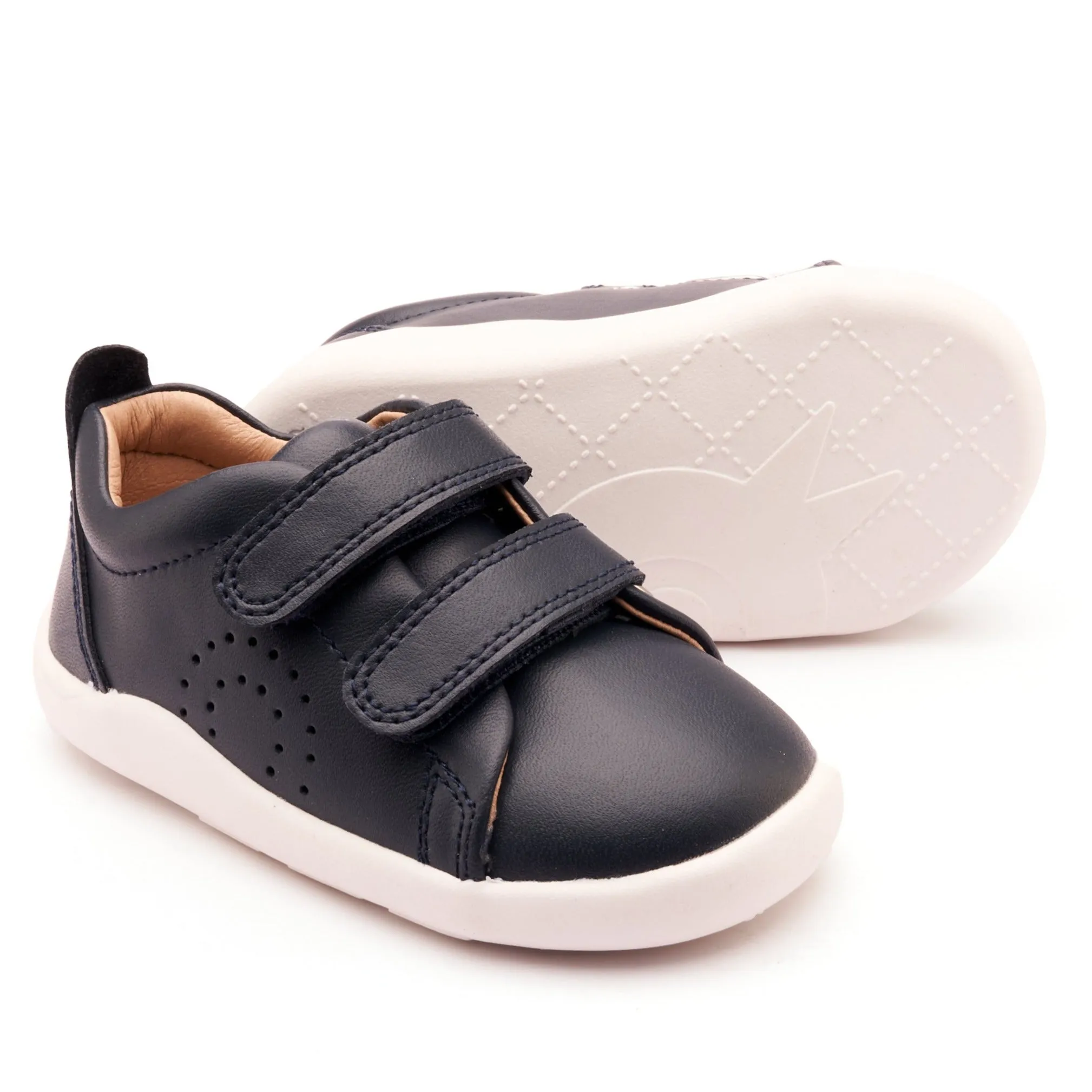 Old Soles Boy's 8056 Little Tot Casual Shoes - Navy / White Sole cloud feel