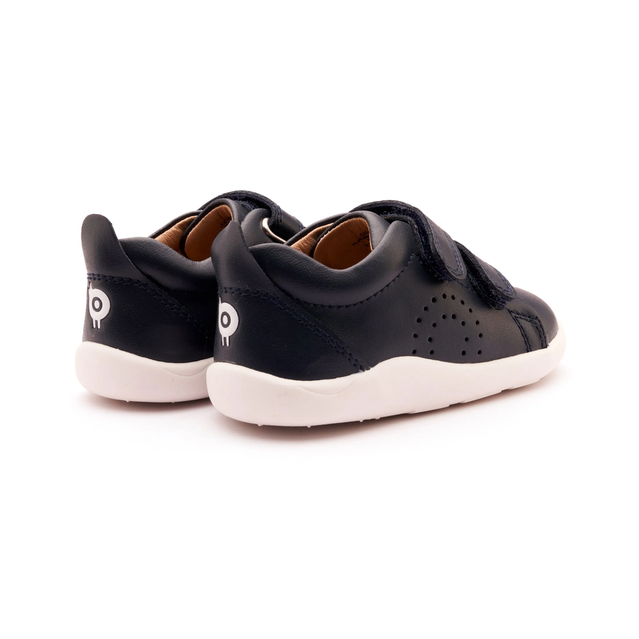 Old Soles Boy's 8056 Little Tot Casual Shoes - Navy / White Sole easy match
