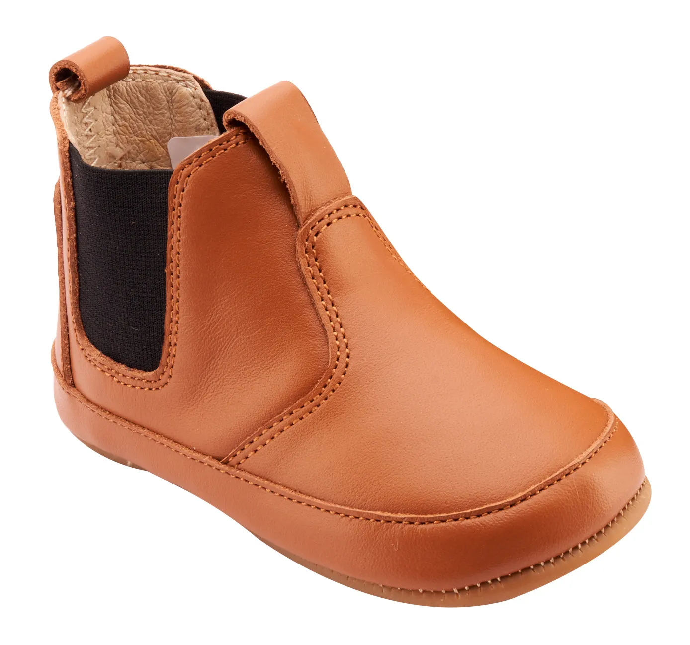 Old Soles Boy's & Girl's 188R Bambini Local Boots/Dress Shoes - Tan / Black work mode