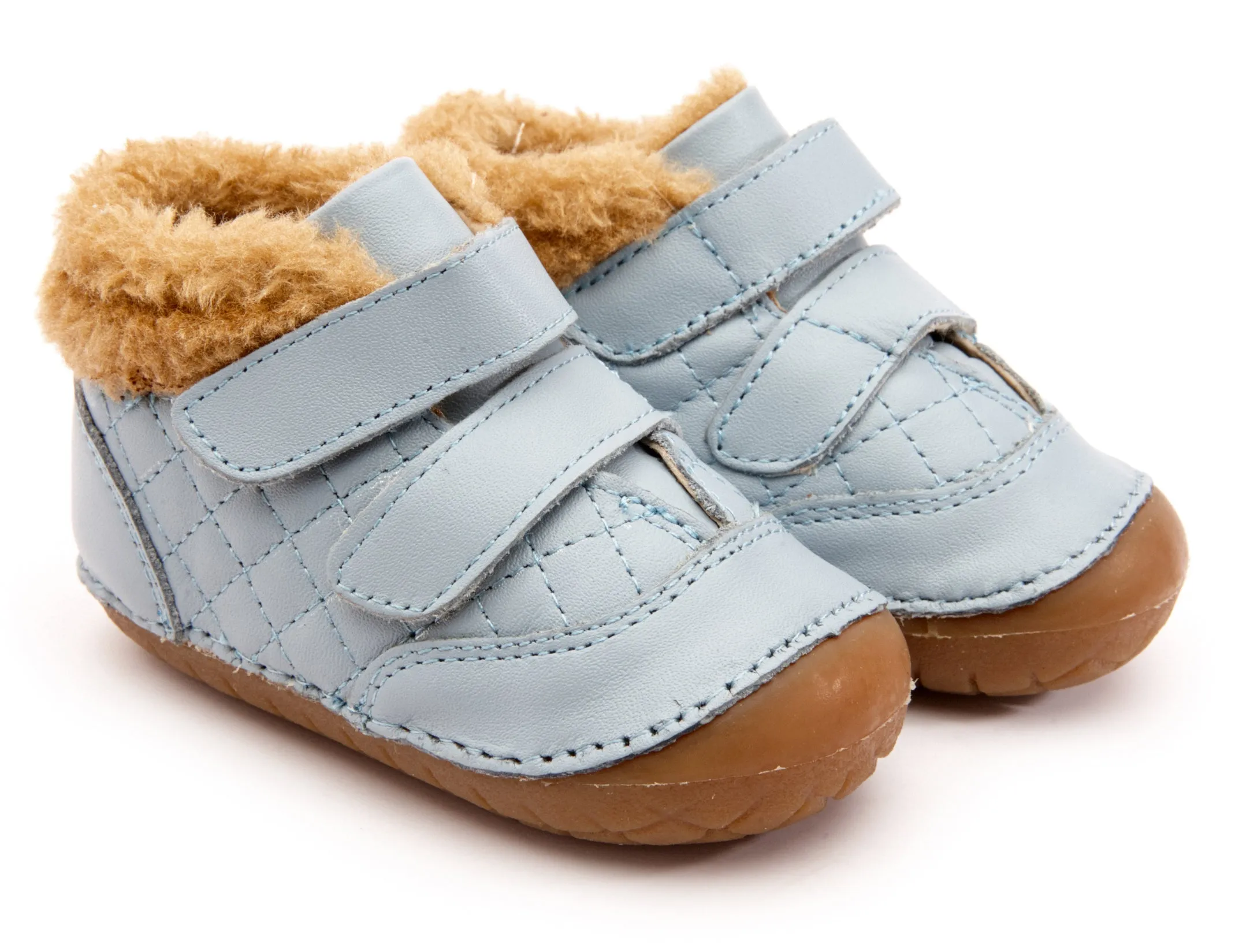 Old Soles Boy's & Girl's 4069 Quilty Bear Pave Sneaker Booties - Dusty Blue wind guard