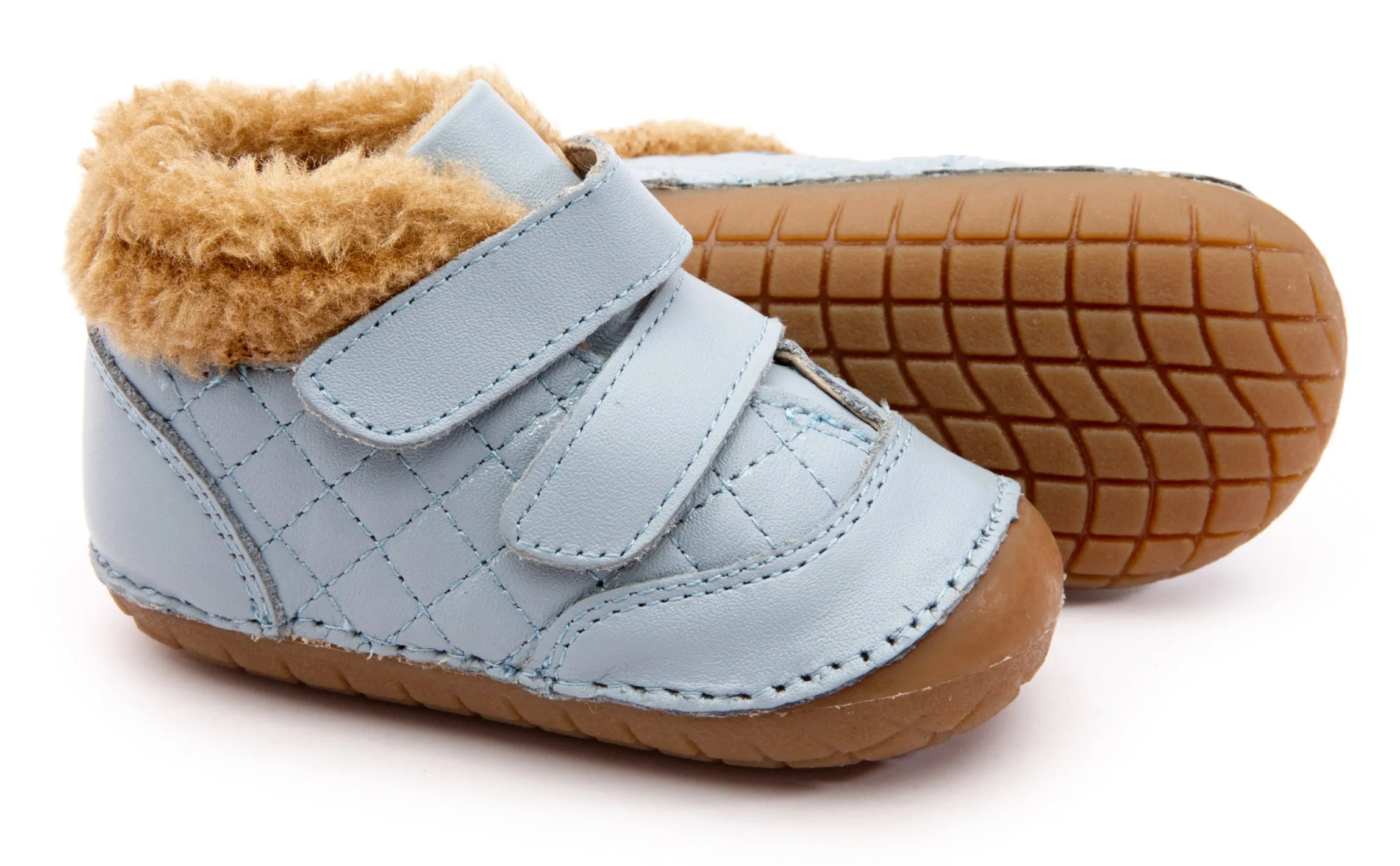 Old Soles Boy's & Girl's 4069 Quilty Bear Pave Sneaker Booties - Dusty Blue night walker