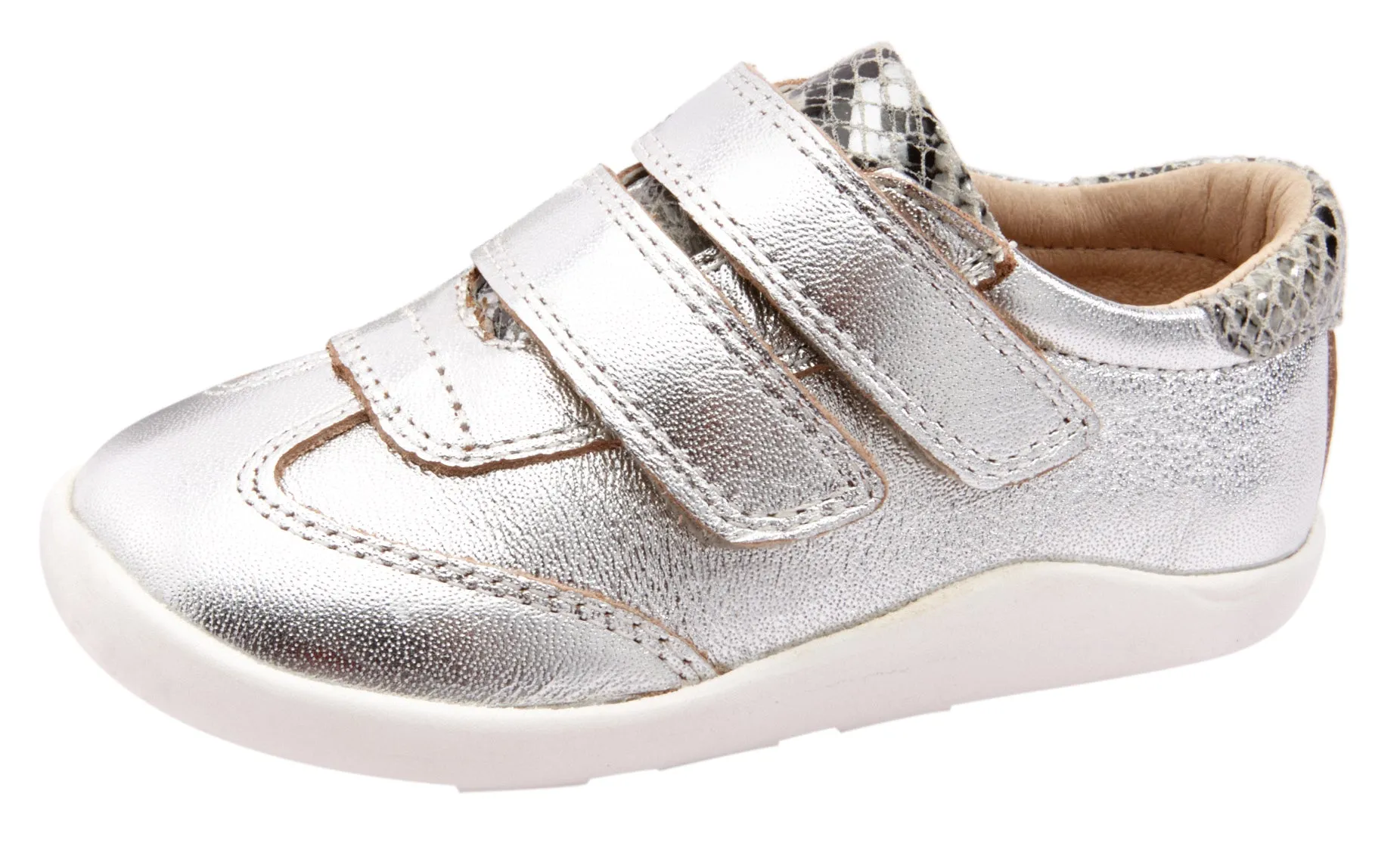 Old Soles Boy's & Girl's 8012 Path Way Shoe - Silver/Grey Serp light pack