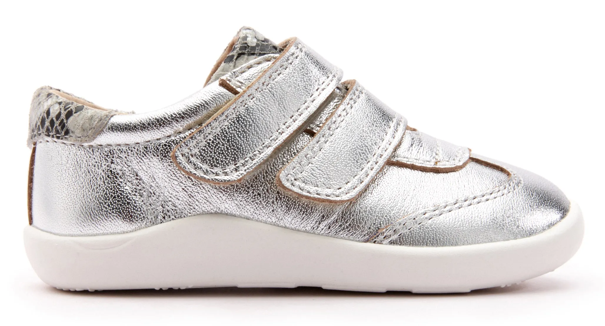 Old Soles Boy's & Girl's 8012 Path Way Shoe - Silver/Grey Serp feel smooth