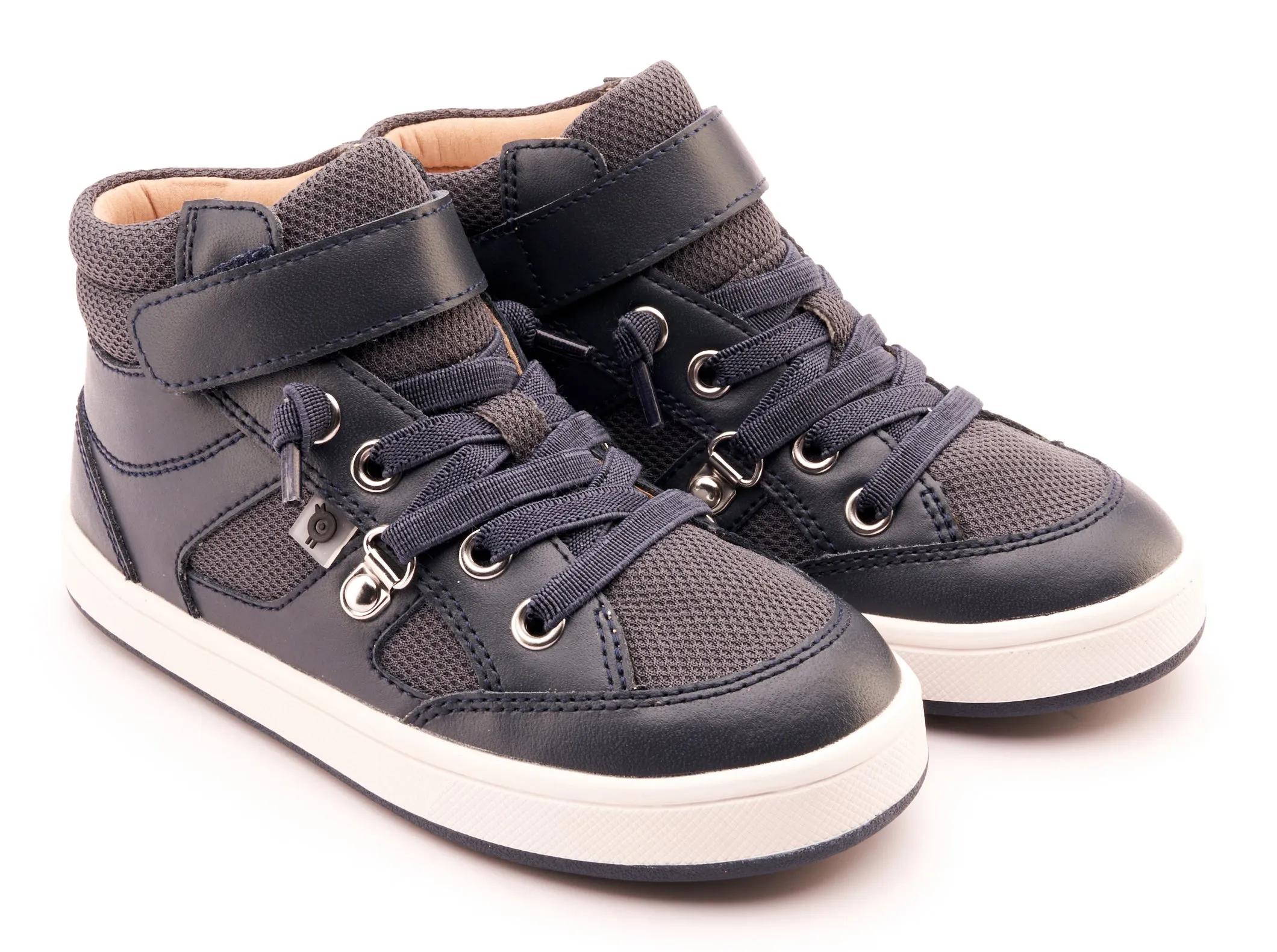 Old Soles Boy's and Girl's 1001 Work Kicks Casual Shoes - Navy / Navy Mesh / White Navy Sole slow mood