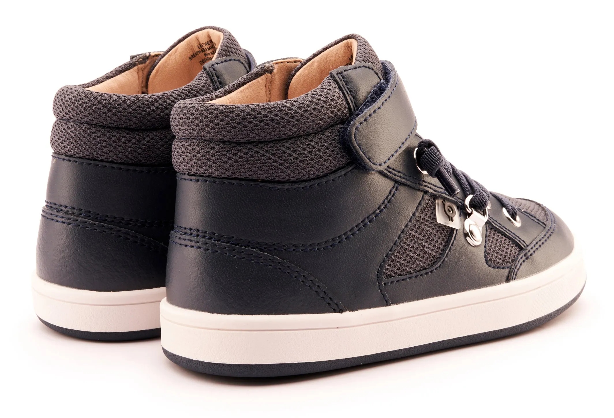 Old Soles Boy's and Girl's 1001 Work Kicks Casual Shoes - Navy / Navy Mesh / White Navy Sole smart soft