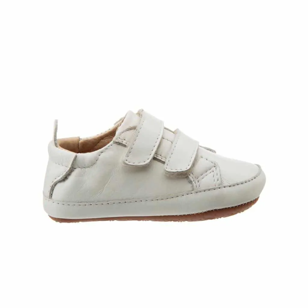 Old Soles Boy's and Girl's 113RT Bambini Markert Casual Shoes - White / White clear mind