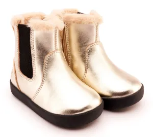 Old Soles Boy's and Girl's 315 Rider Boot Casual Shoes - Gold hybrid gear