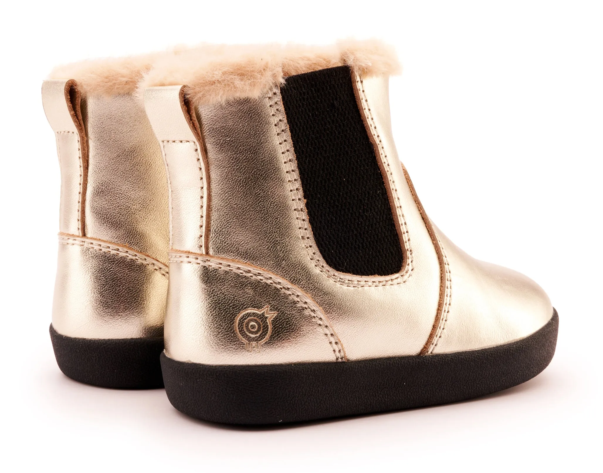 Old Soles Boy's and Girl's 315 Rider Boot Casual Shoes - Gold work chill