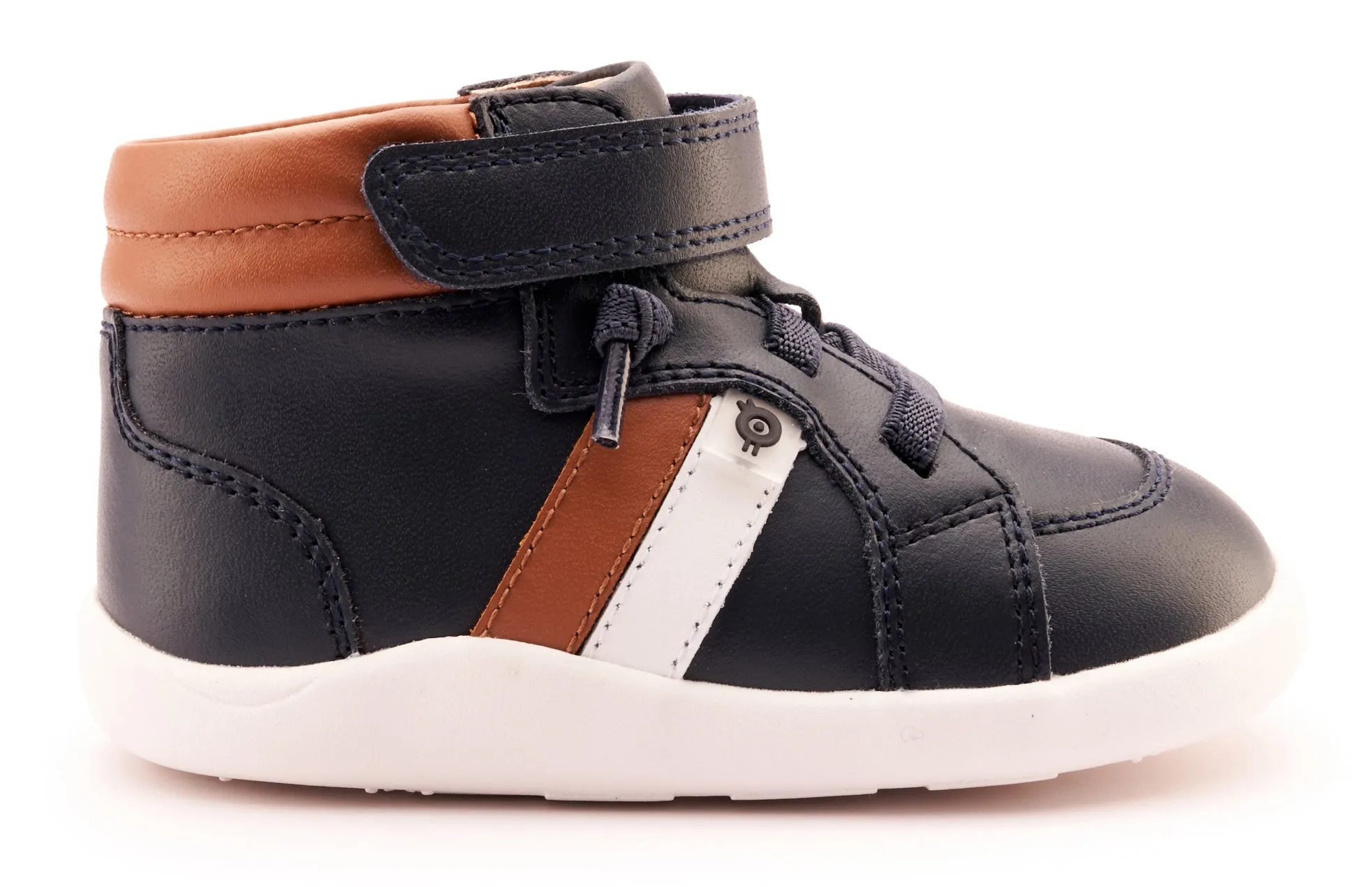 Old Soles Boy's and Girl's 8044 Tar Ground Casual Shoes - Navy / Tan / Snow chill vibe
