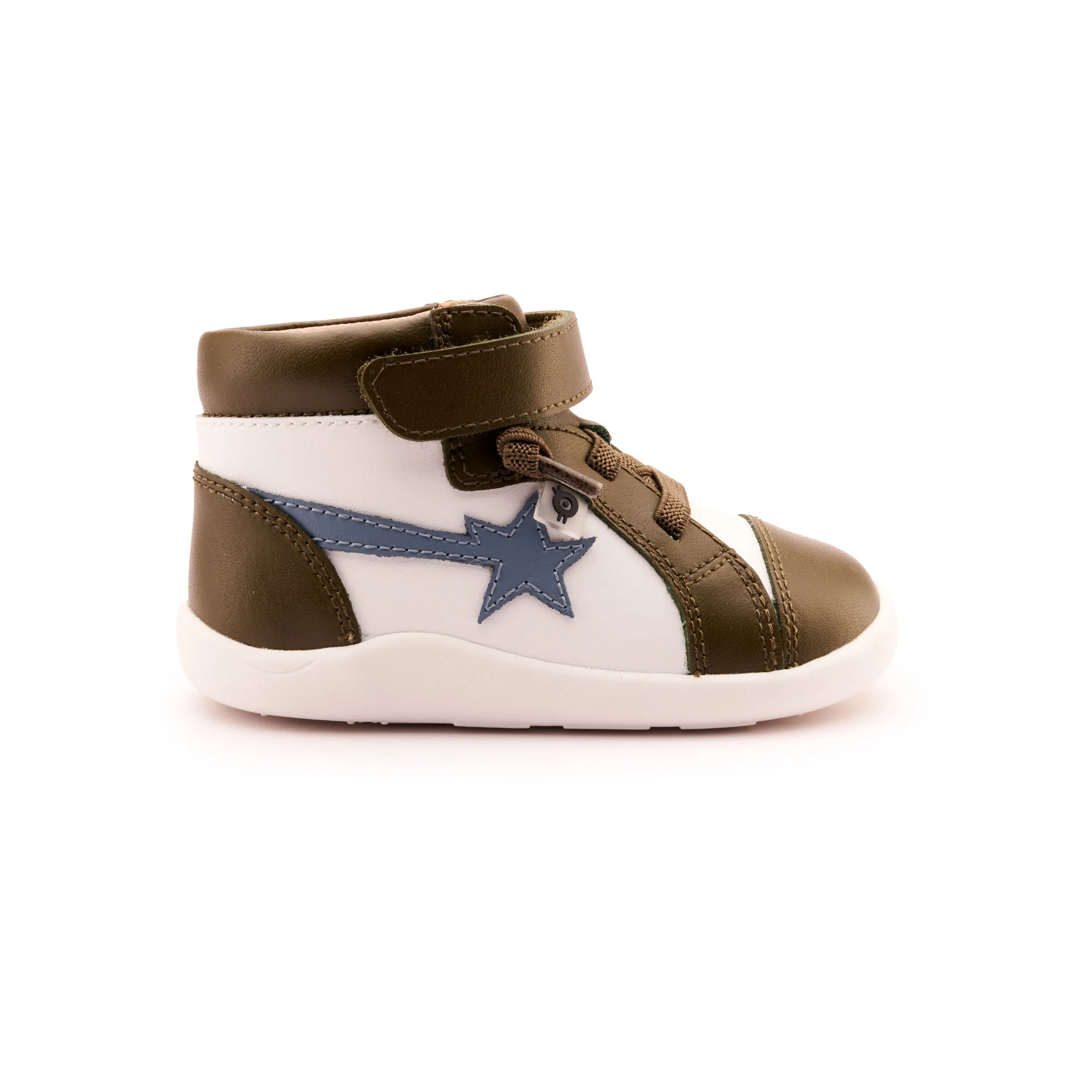 Old Soles Boy's and Girl's 8046 Ground Team Casual Shoes - Snow / Indigo / Militare comfy edge