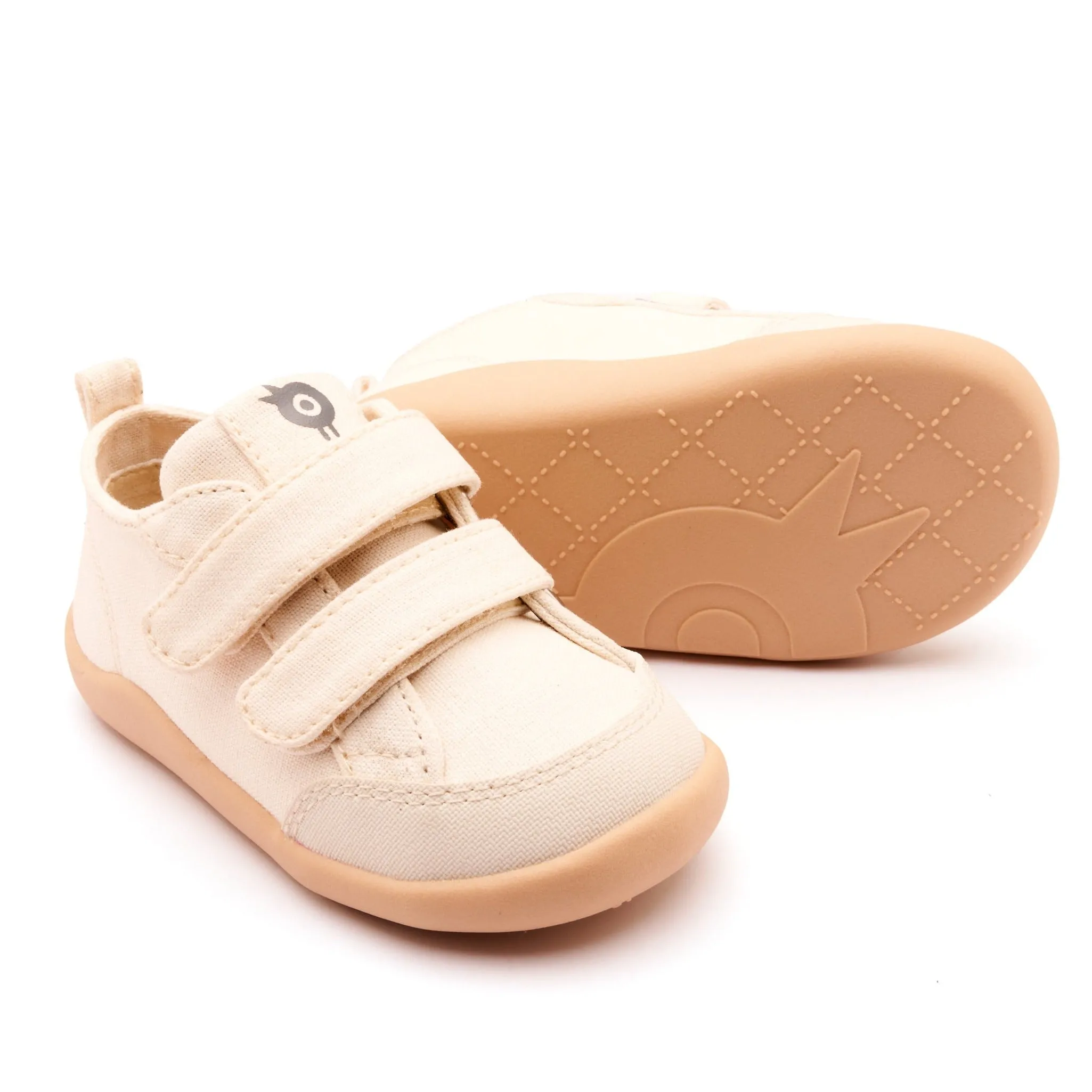Old Soles Boy's and Girl's 8058 Salty Ground Casual Shoes - Natural / Sporco / Light Gum Sole natural move