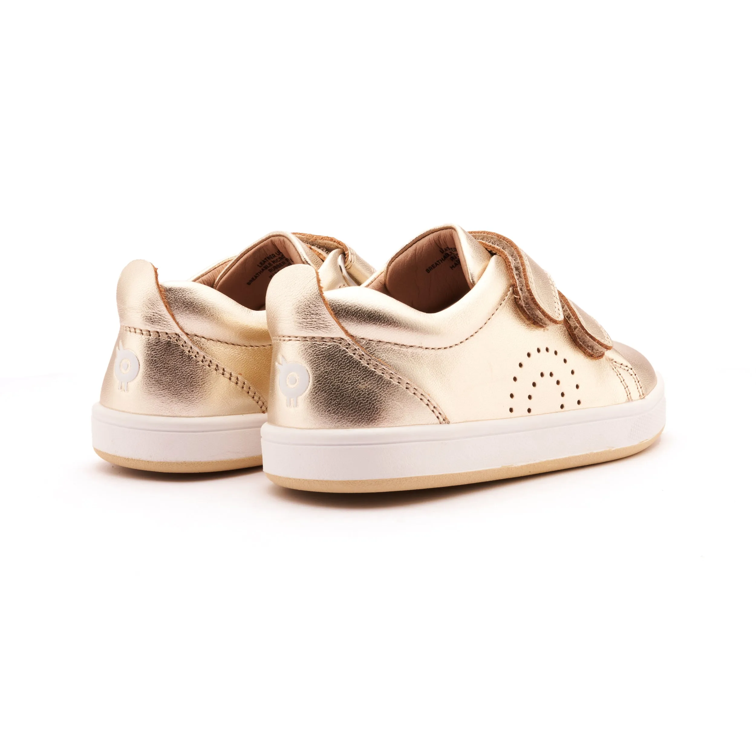 Old Soles Boy's and Girl's Big Tot Casual Shoes - Gold smart vibe