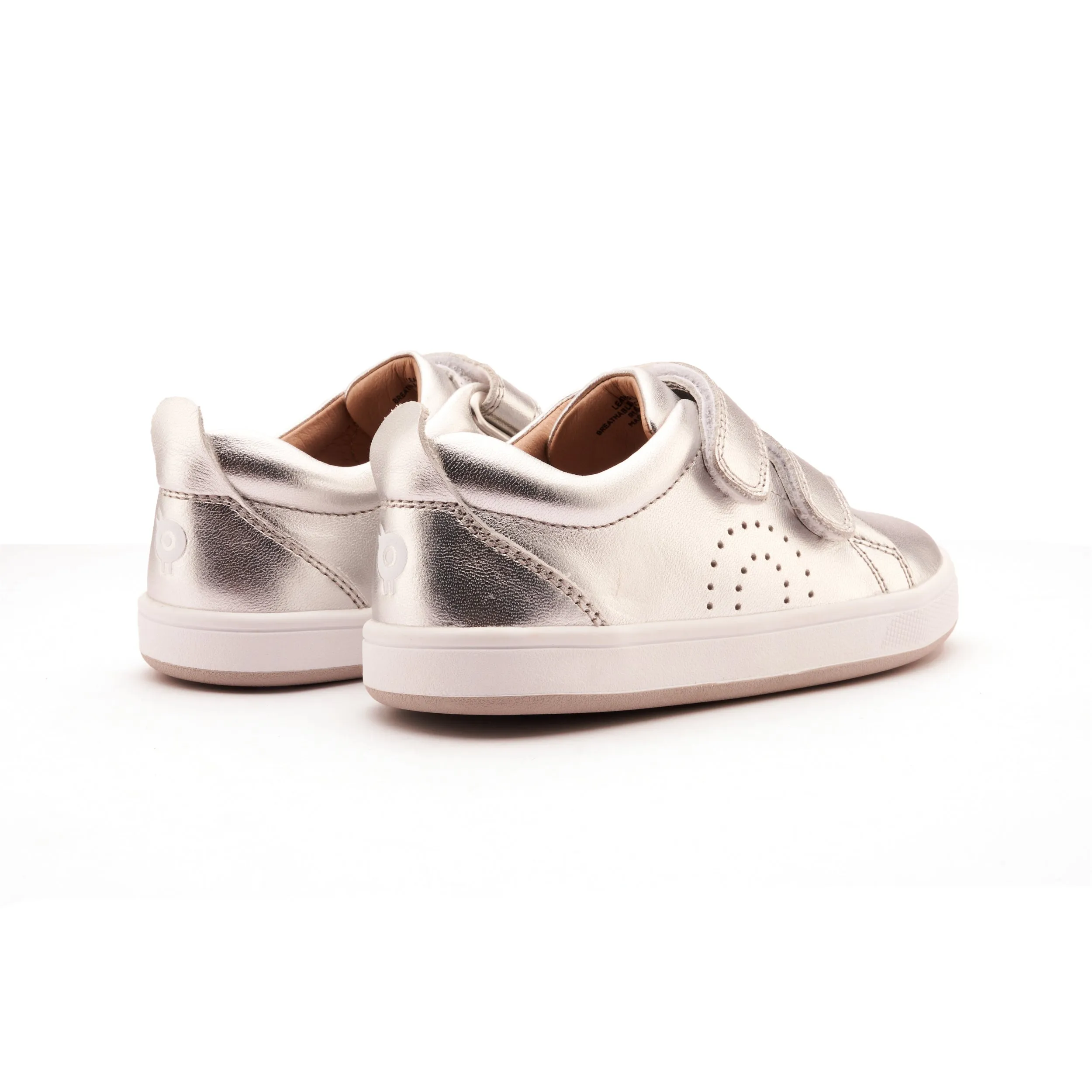 Old Soles Boy's and Girl's Big Tot Casual Shoes - Silver pure pace