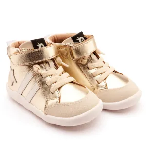 Old Soles Boy's and Girl's Boss Ground Casual Shoes - Gold / Sporco / Snow meet friend