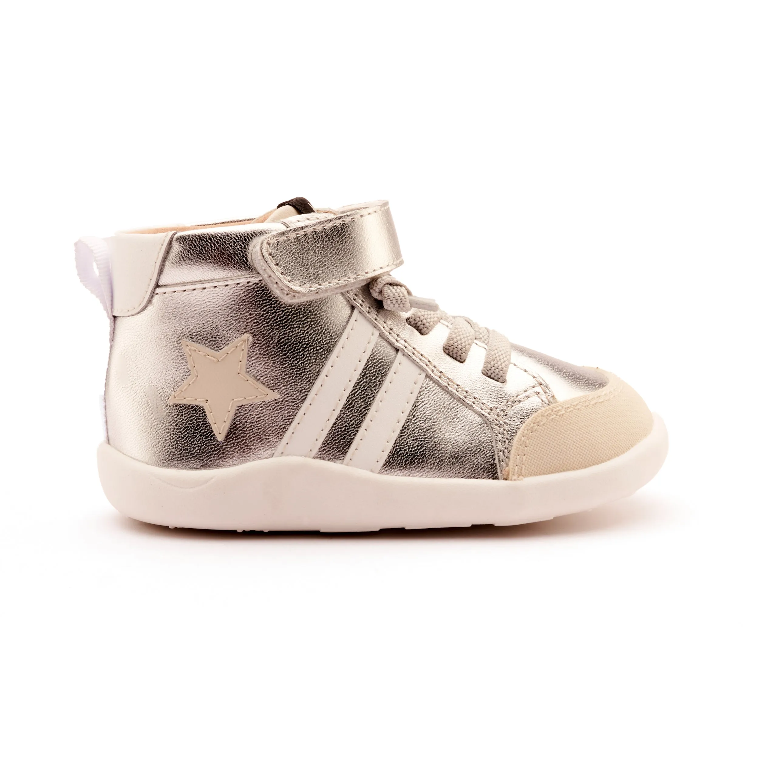 Old Soles Boy's and Girl's BossGround Casual Shoes - Silver / Sporco / Snow cool breeze