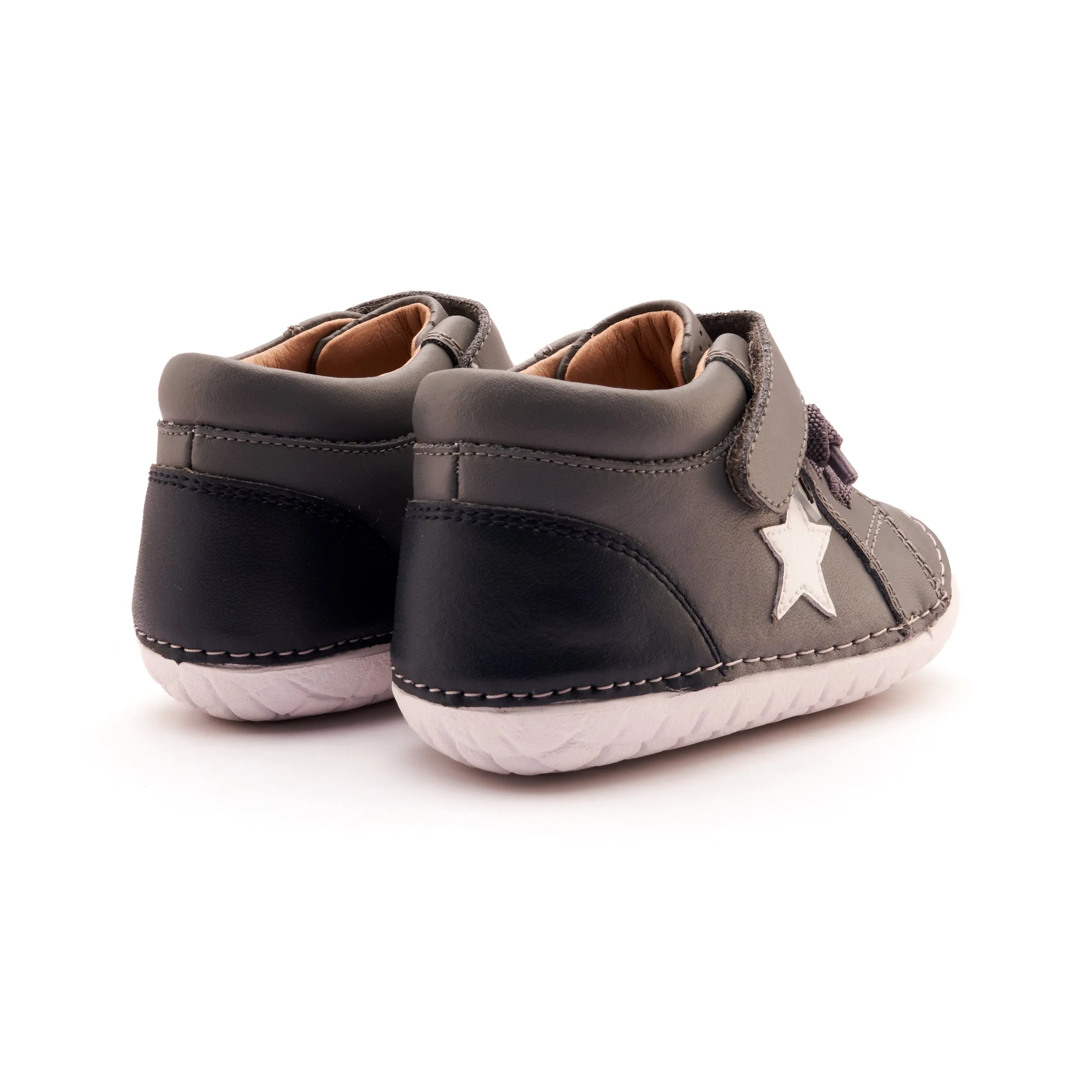 Old Soles Boy's and Girl's Champster Pave Casual Shoes - Shadow / Navy / Snow light mind