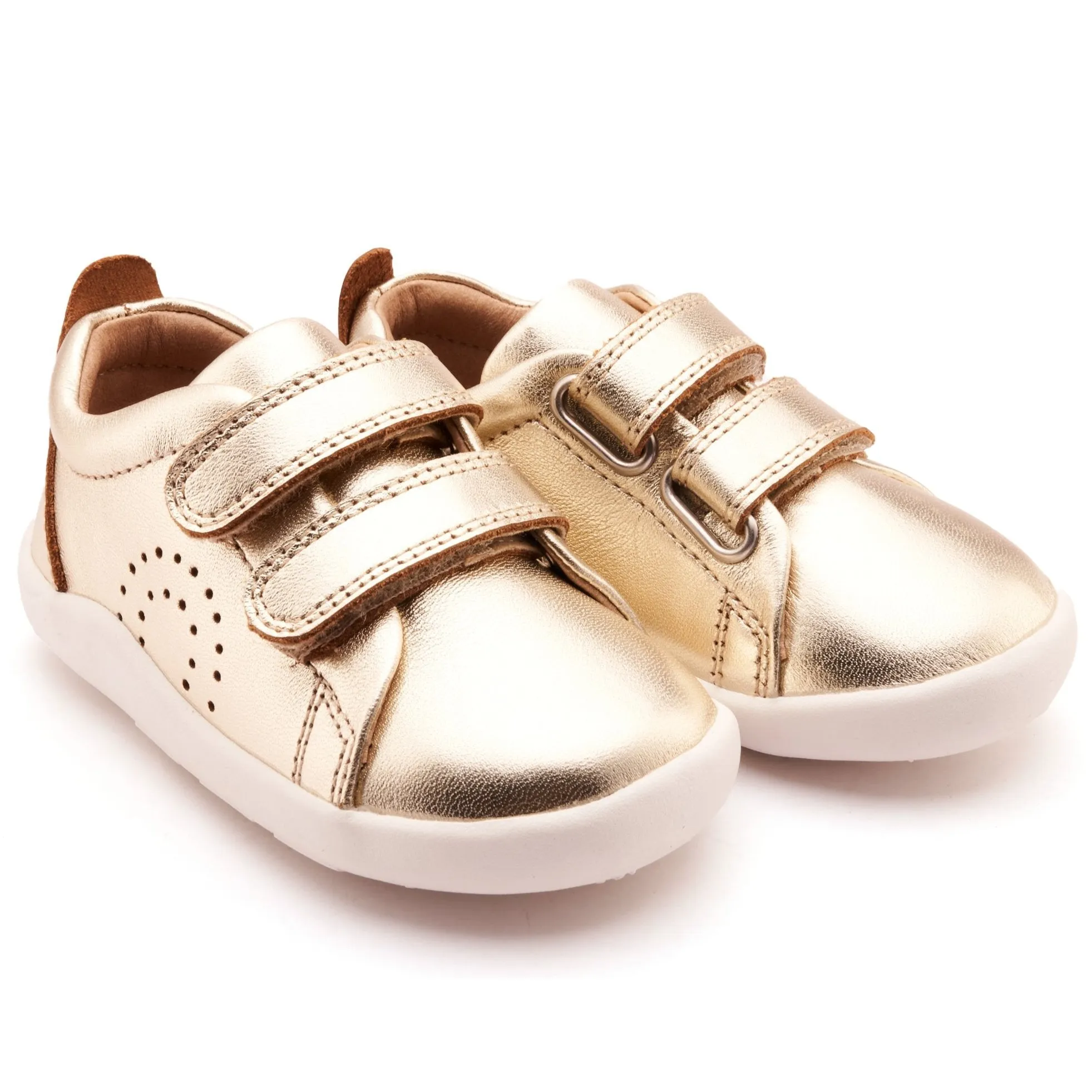 Old Soles Boy's and Girl's LittleTot Casual Shoes - Gold casual look