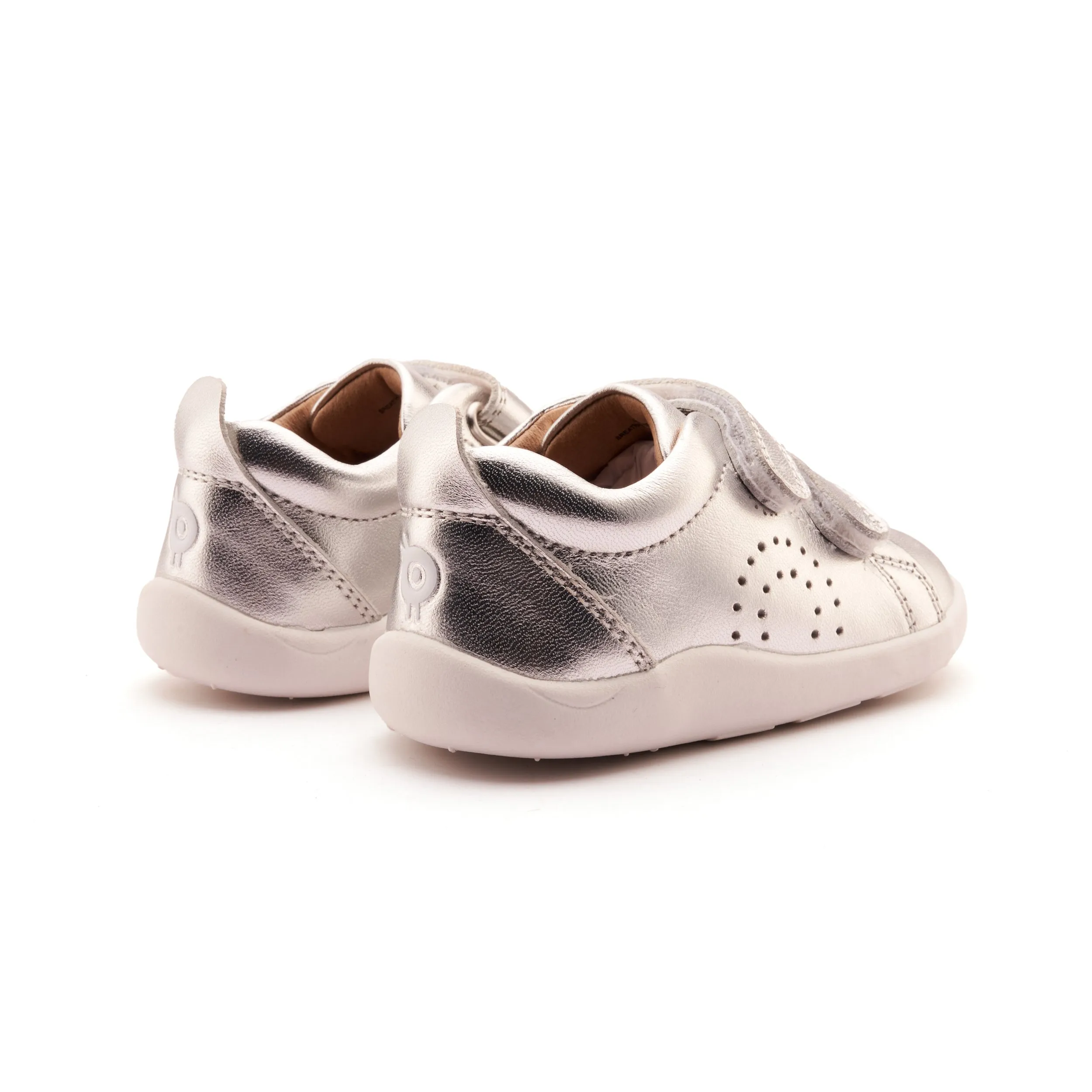 Old Soles Boy's and Girl's LittleTot Casual Shoes - Silver no limit