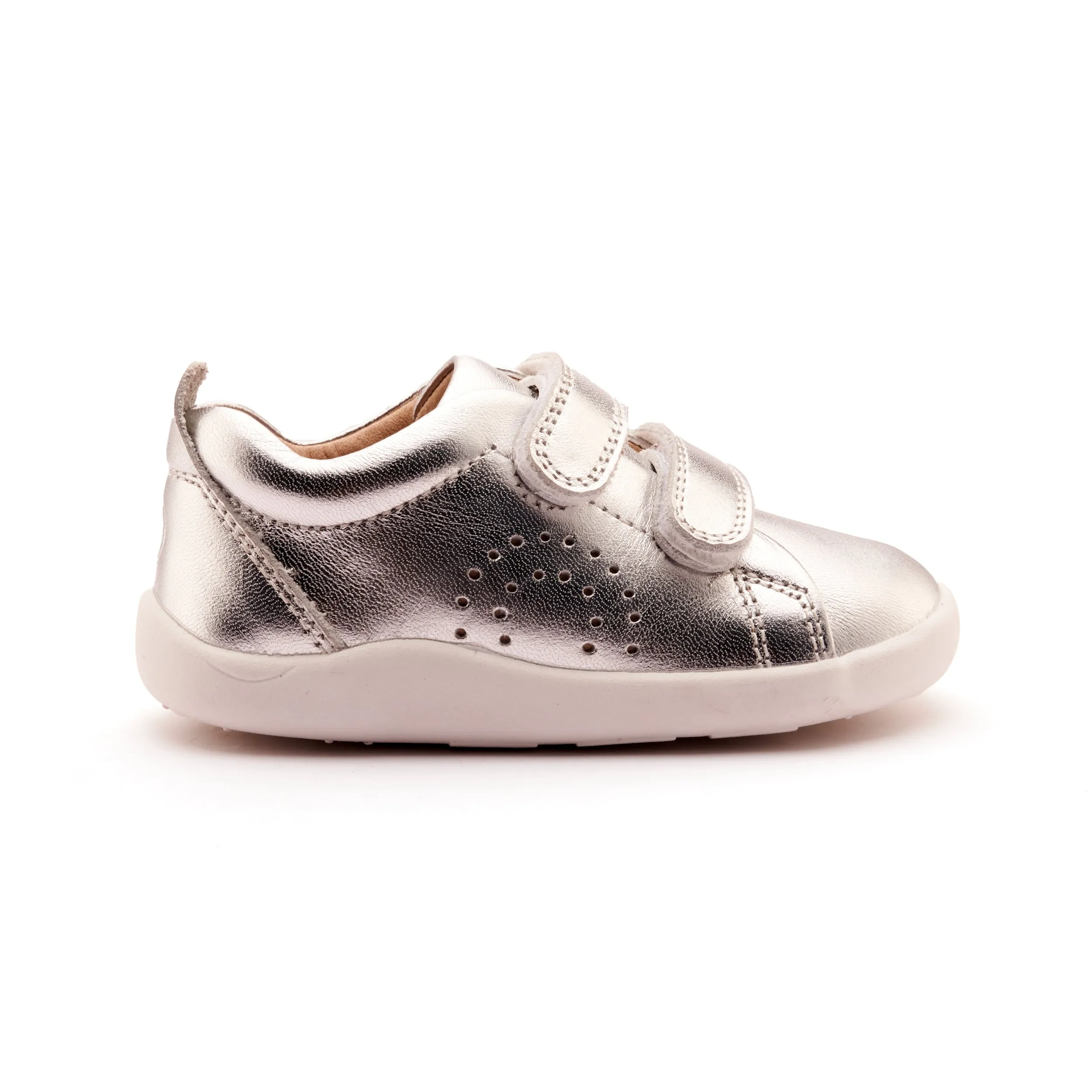 Old Soles Boy's and Girl's LittleTot Casual Shoes - Silver slow mood