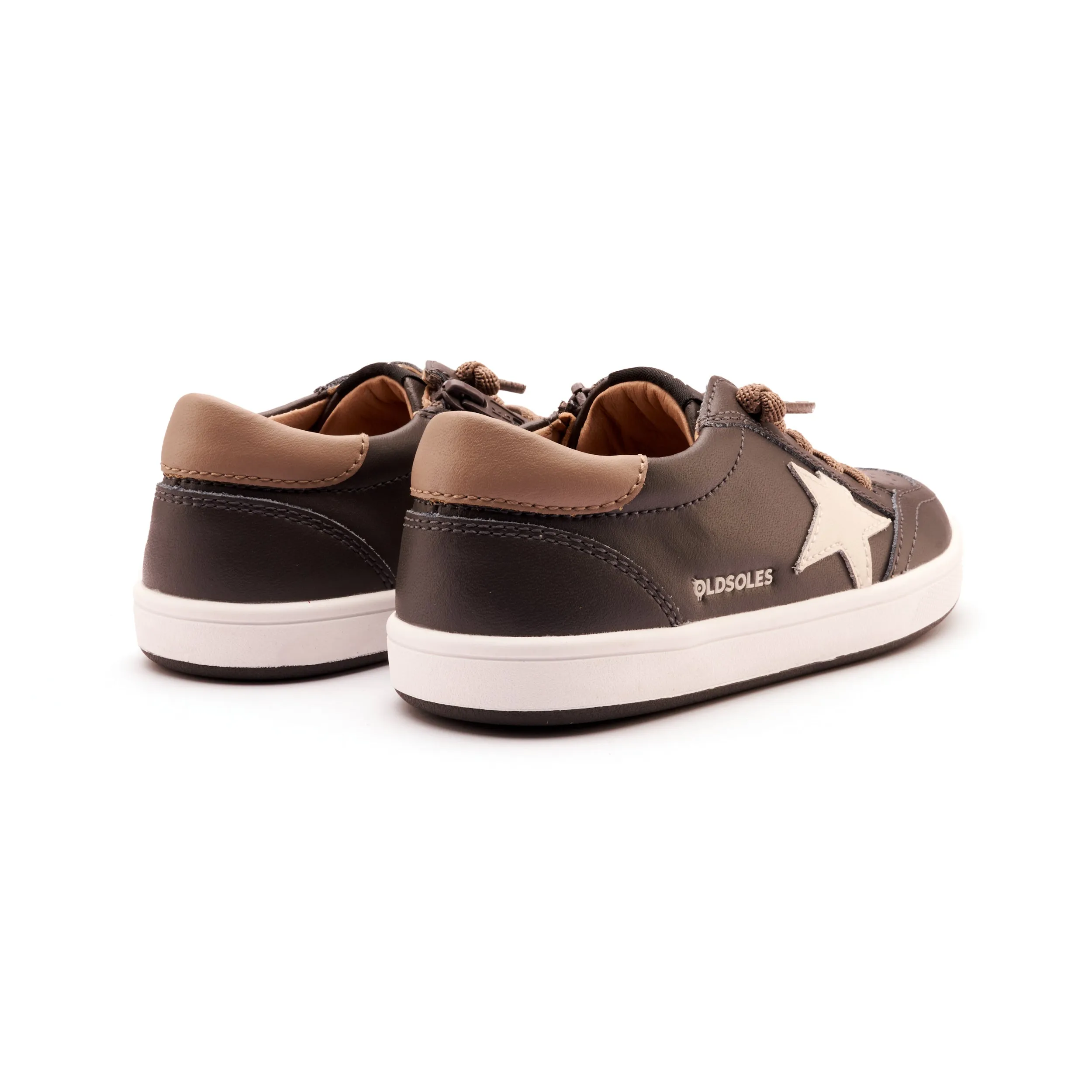 Old Soles Boy's and Girl's Platinum Runner Casual Shoes - Antracita / Taupe / Sporco feel home