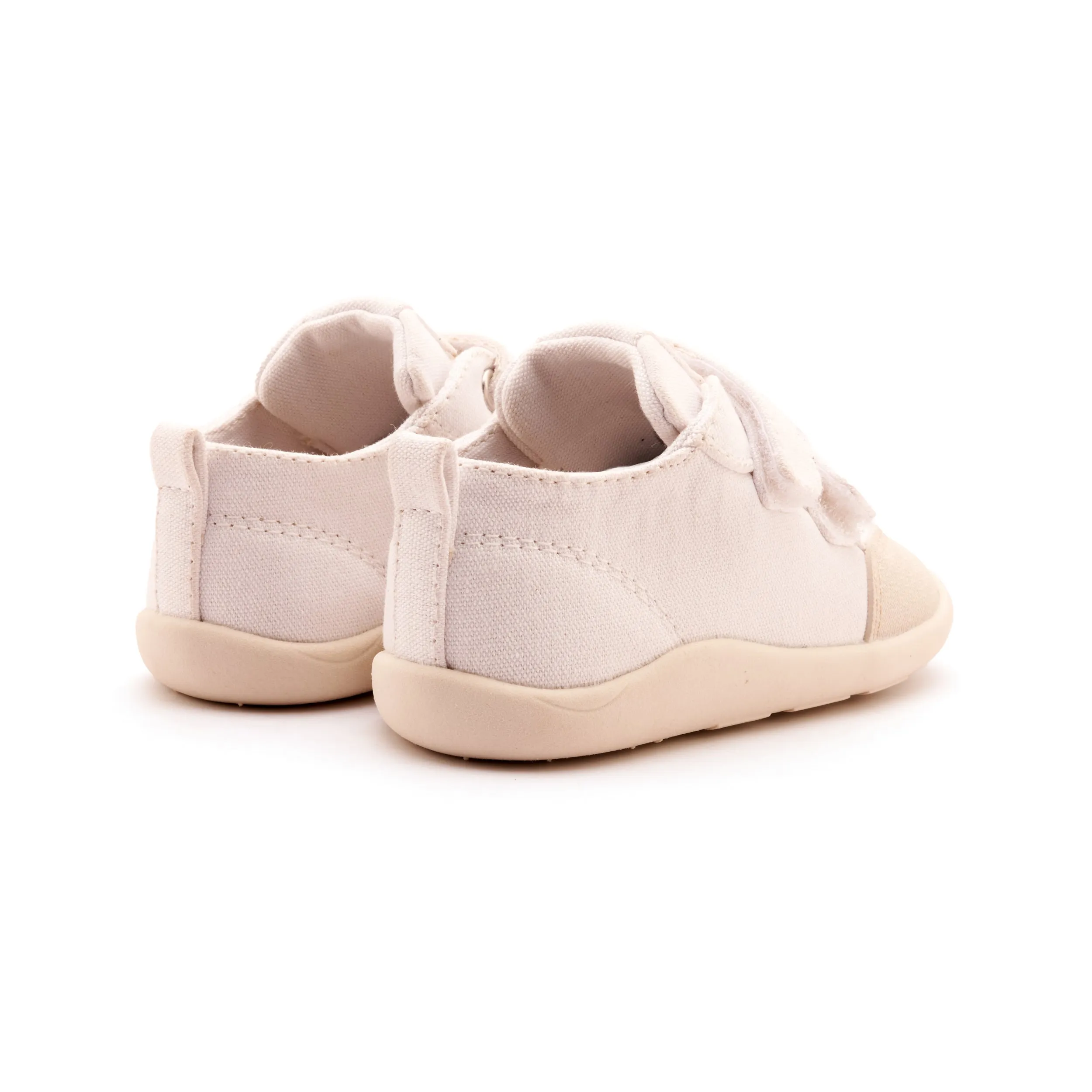 Old Soles Boy's and Girl's Salty Ground Casual Shoes - White Canvas off duty