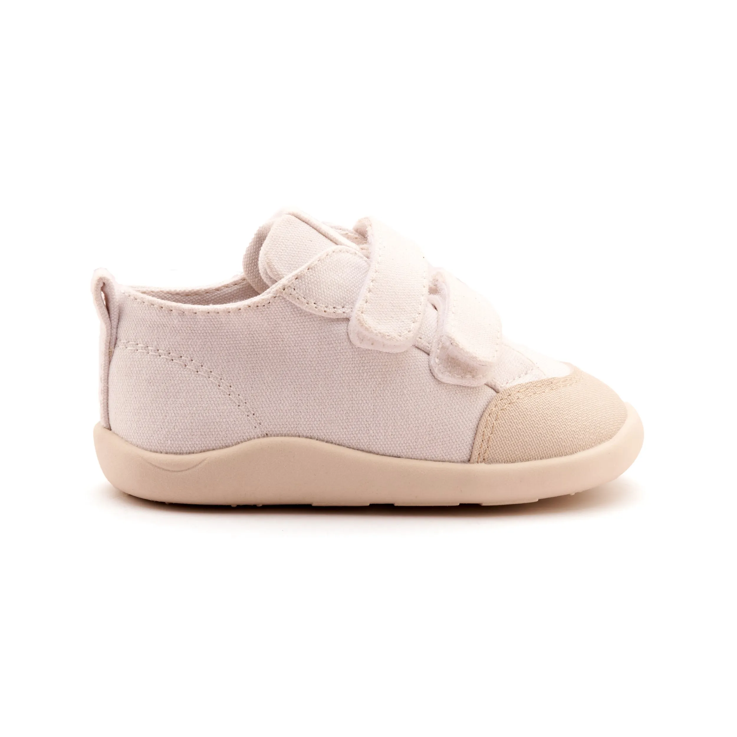 Old Soles Boy's and Girl's Salty Ground Casual Shoes - White Canvas cool twist
