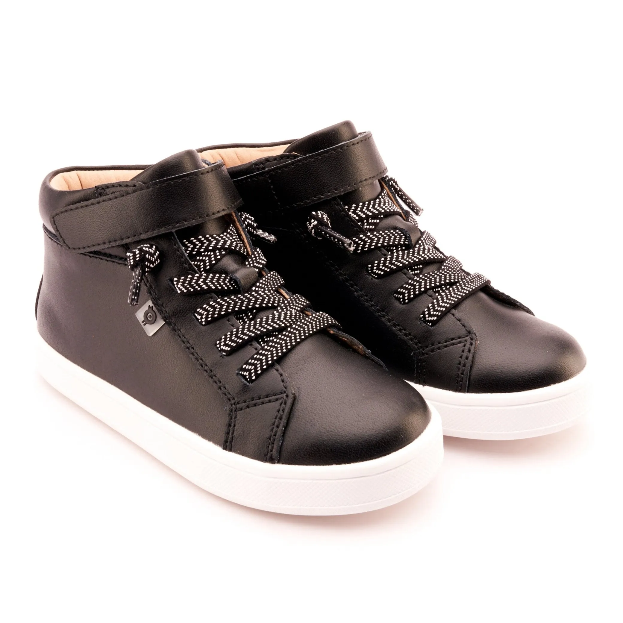 Old Soles Boy's and Girl's Smiley Casual Shoes - Sneak Black street smart