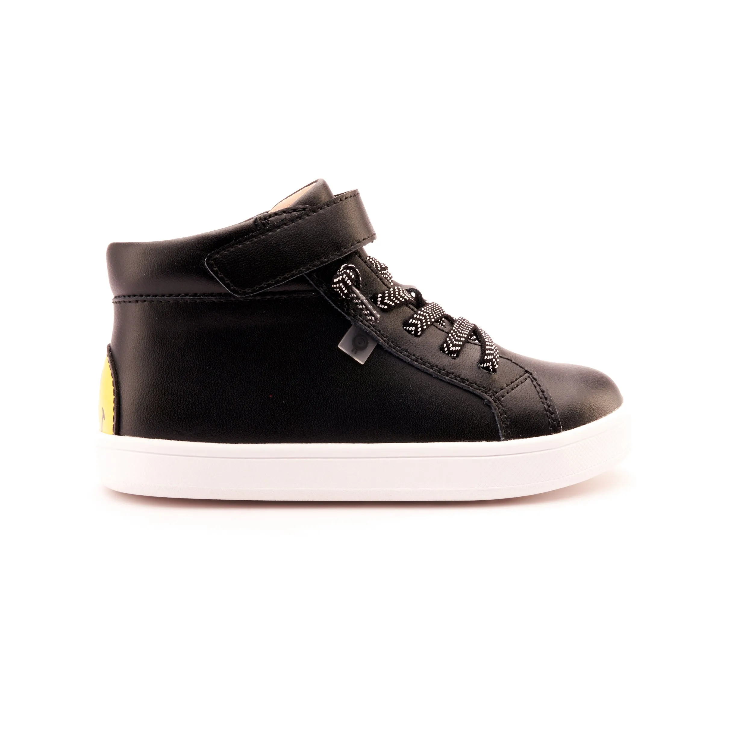 Old Soles Boy's and Girl's Smiley Casual Shoes - Sneak Black neat walk