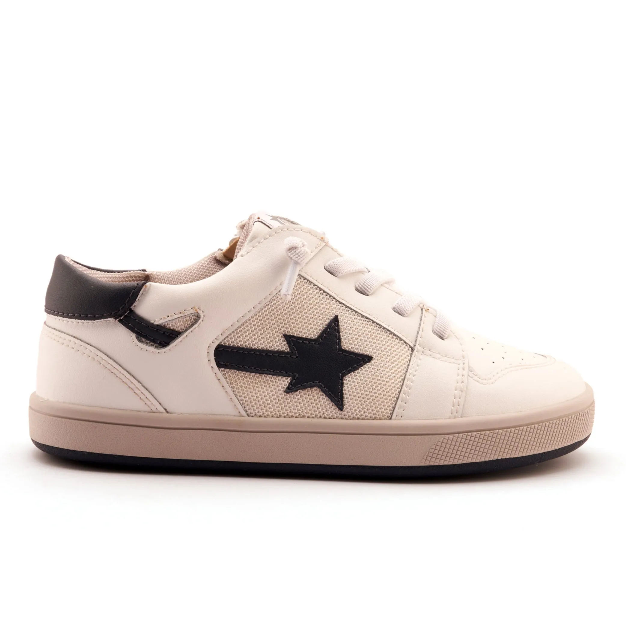 Old Soles Boy's and Girl's Star Runner Casual Shoes - Snow / Navy / Gris night out