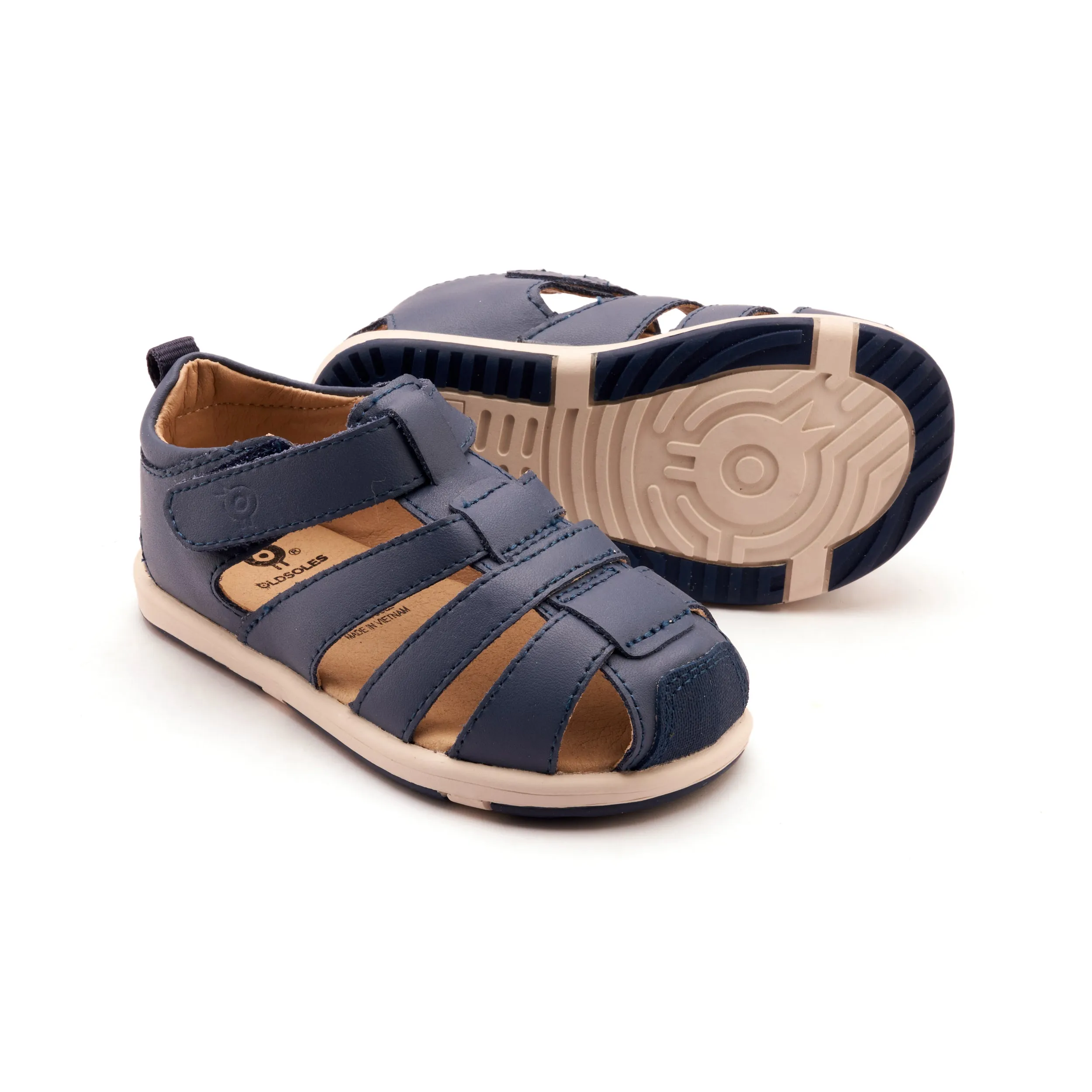 Old Soles Boy's and Girl's Surf Sandals - Denim Sunshine Path