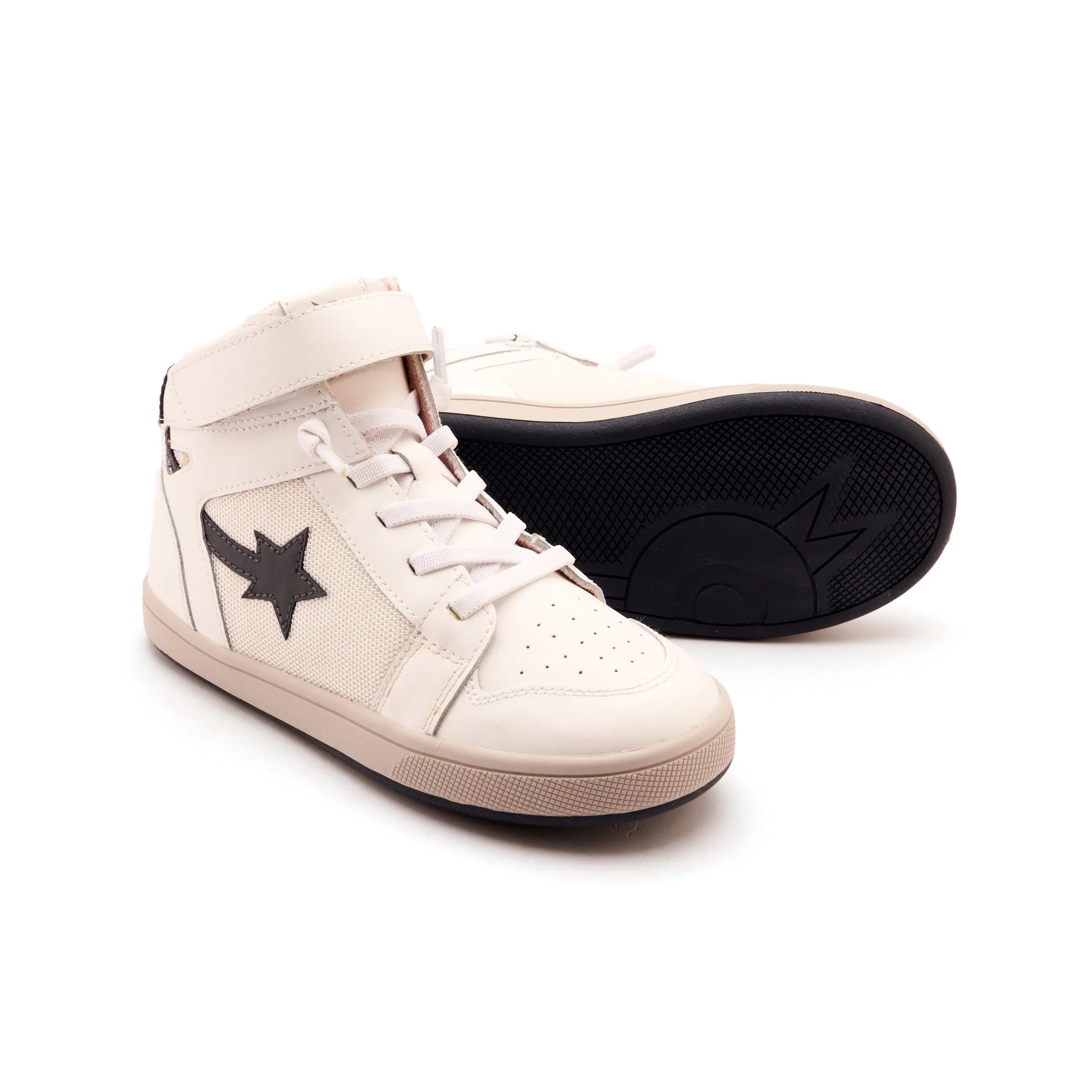Old Soles Boy's and Girl's Team Sport Casual Shoes - Snow / Navy / Gris natural move