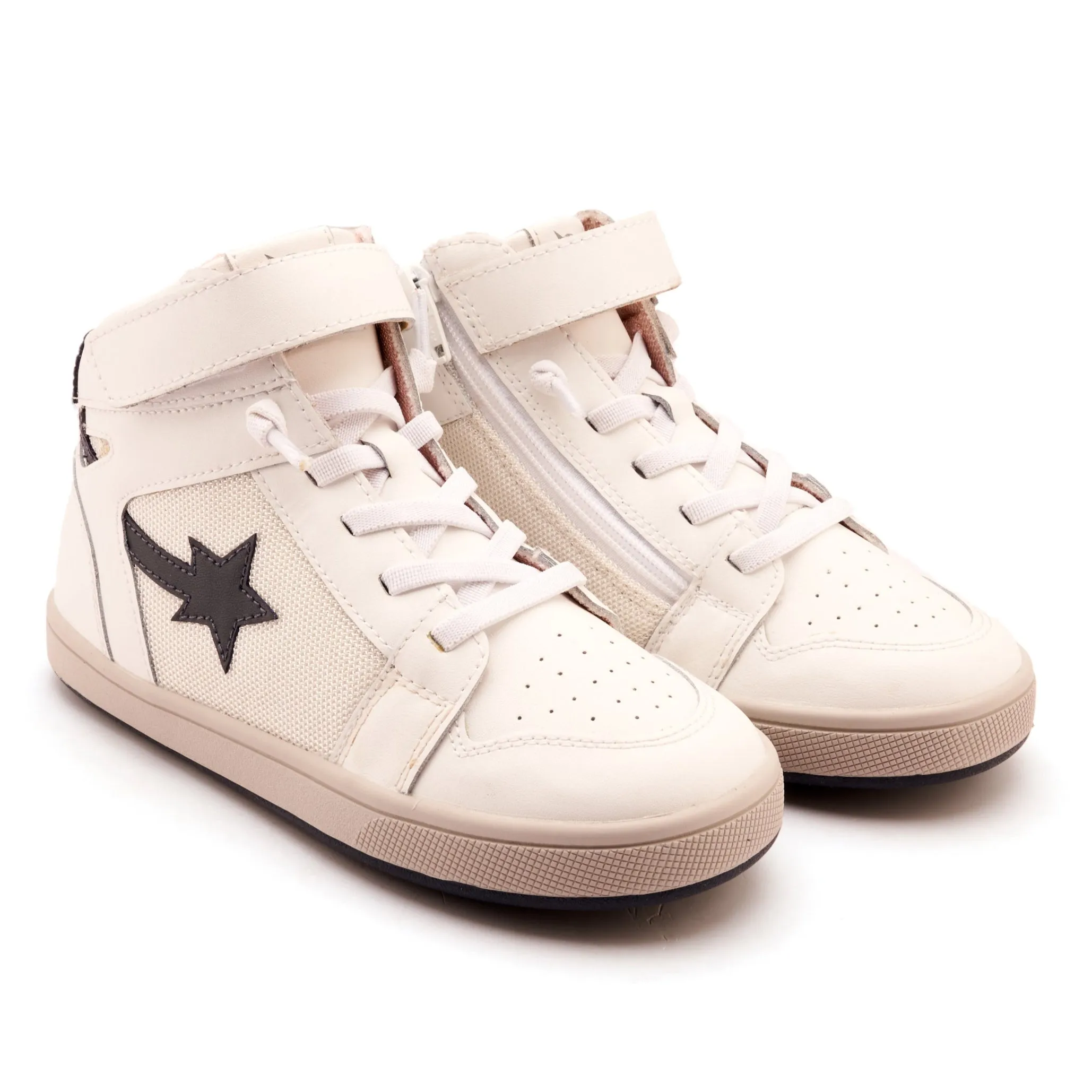 Old Soles Boy's and Girl's Team Sport Casual Shoes - Snow / Navy / Gris travel mood