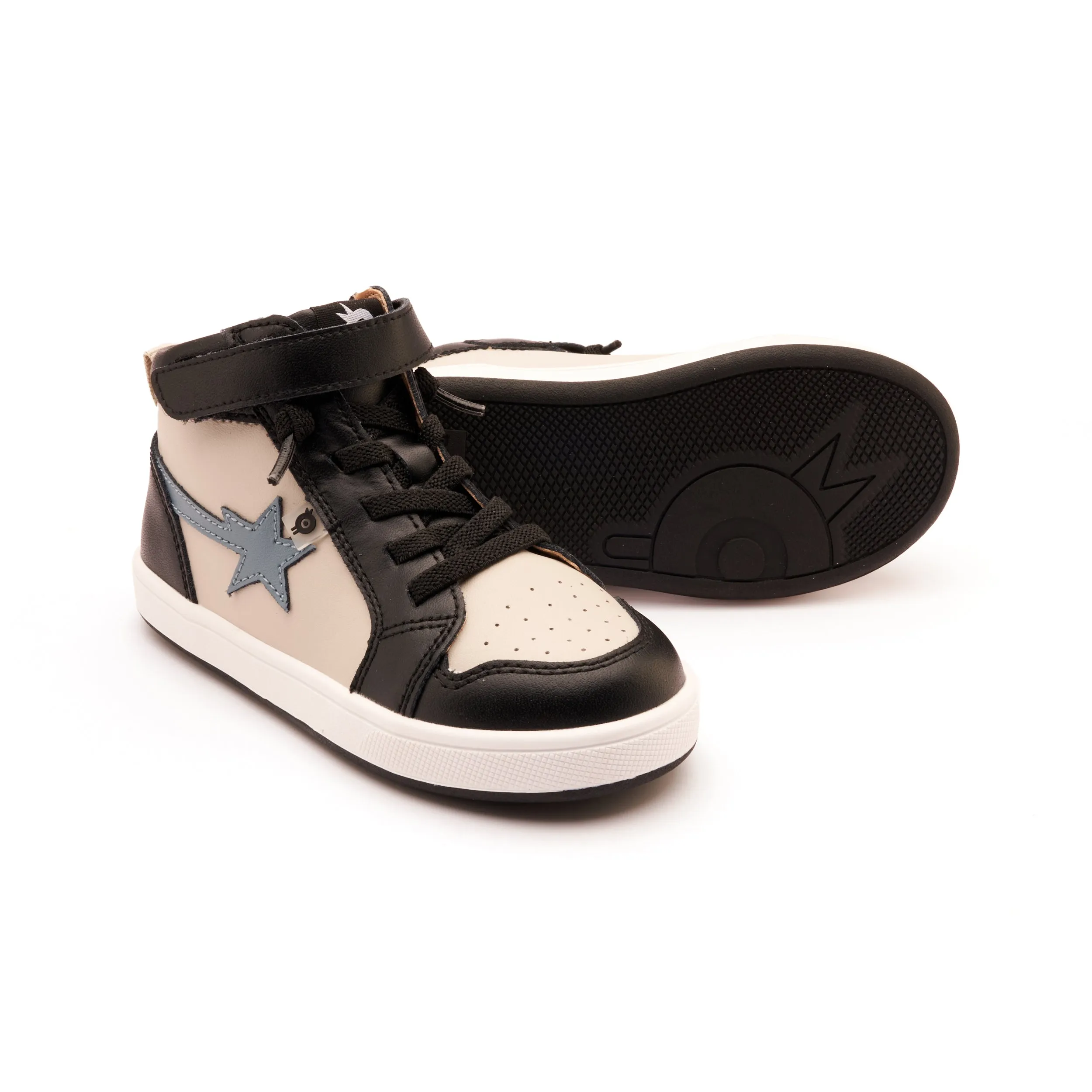 Old Soles Boy's and Girl's Team-Star Casual Shoes - Black / Gris / Indigo daily move