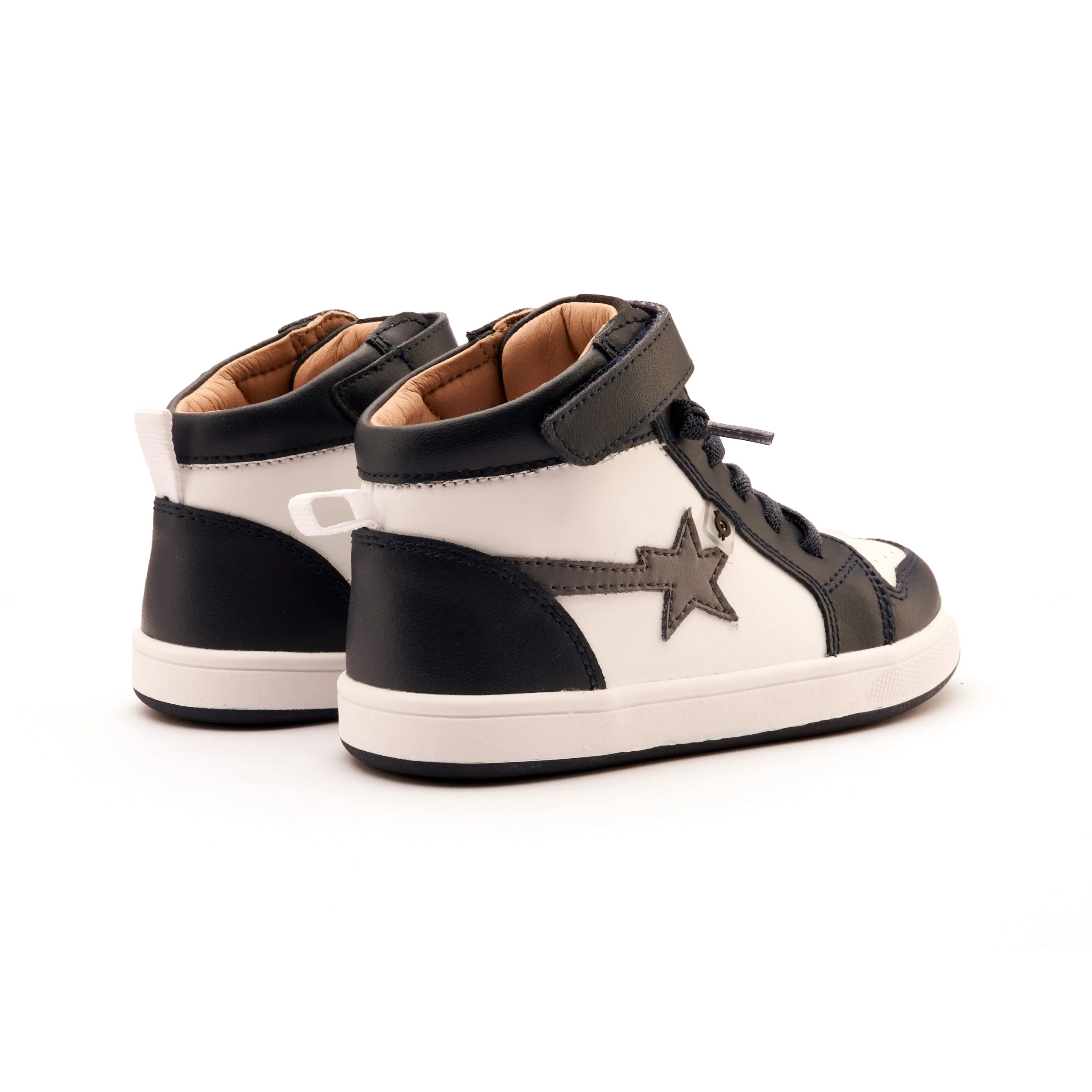 Old Soles Boy's and Girl's Team-Star Casual Shoes - Navy / Snow / Shadow all day