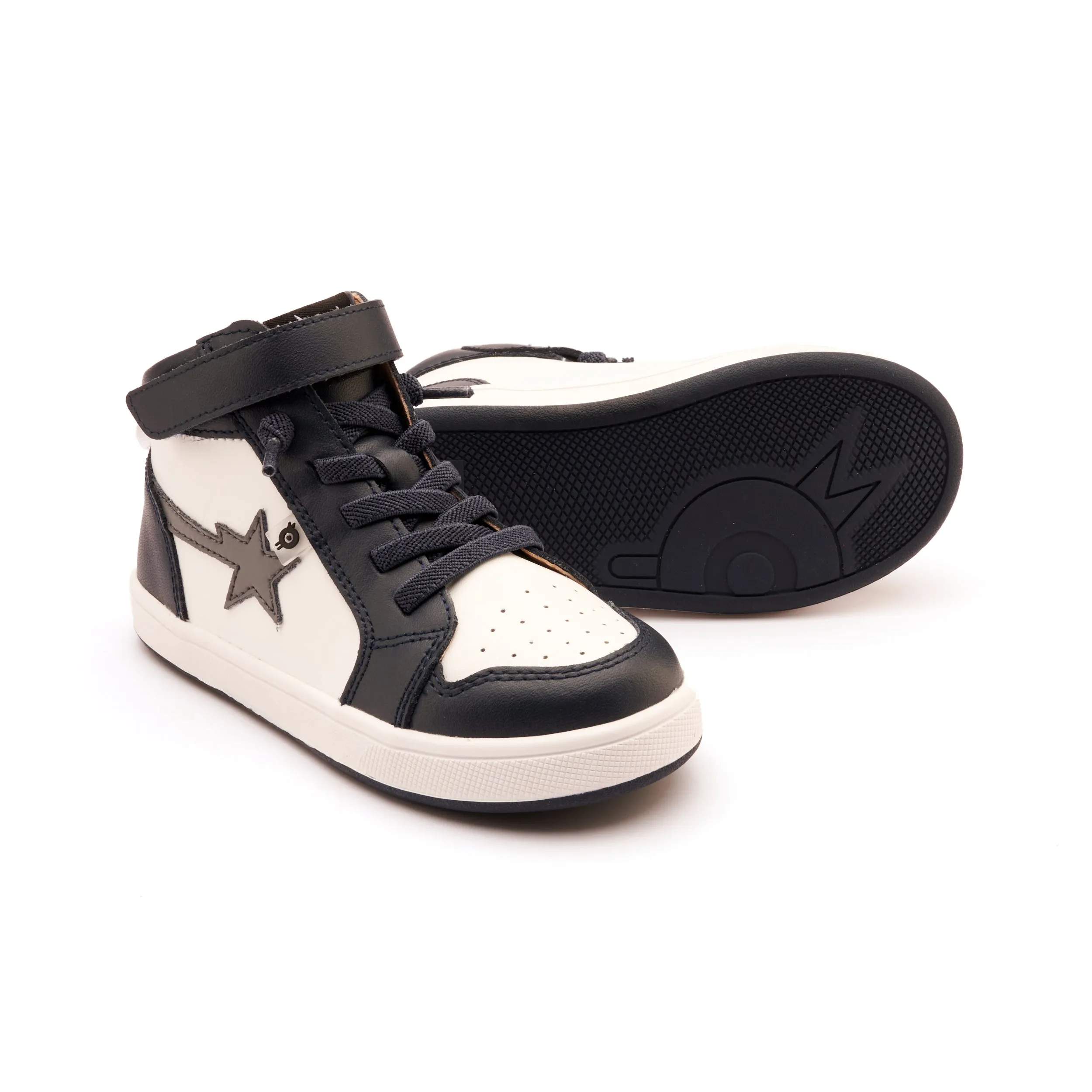 Old Soles Boy's and Girl's Team-Star Casual Shoes - Navy / Snow / Shadow long hour