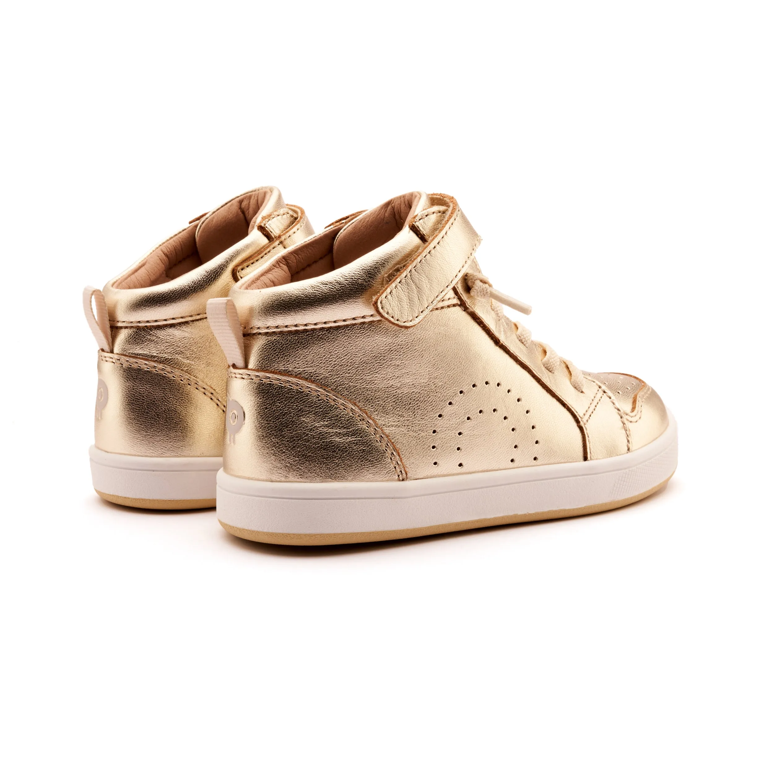 Old Soles Boy's and Girl's The Skill Casual Shoes - Gold pace light