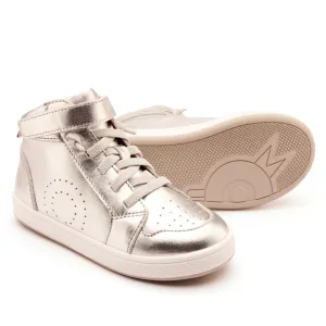 Old Soles Boy's and Girl's The Skill Casual Shoes - Silver anti slip