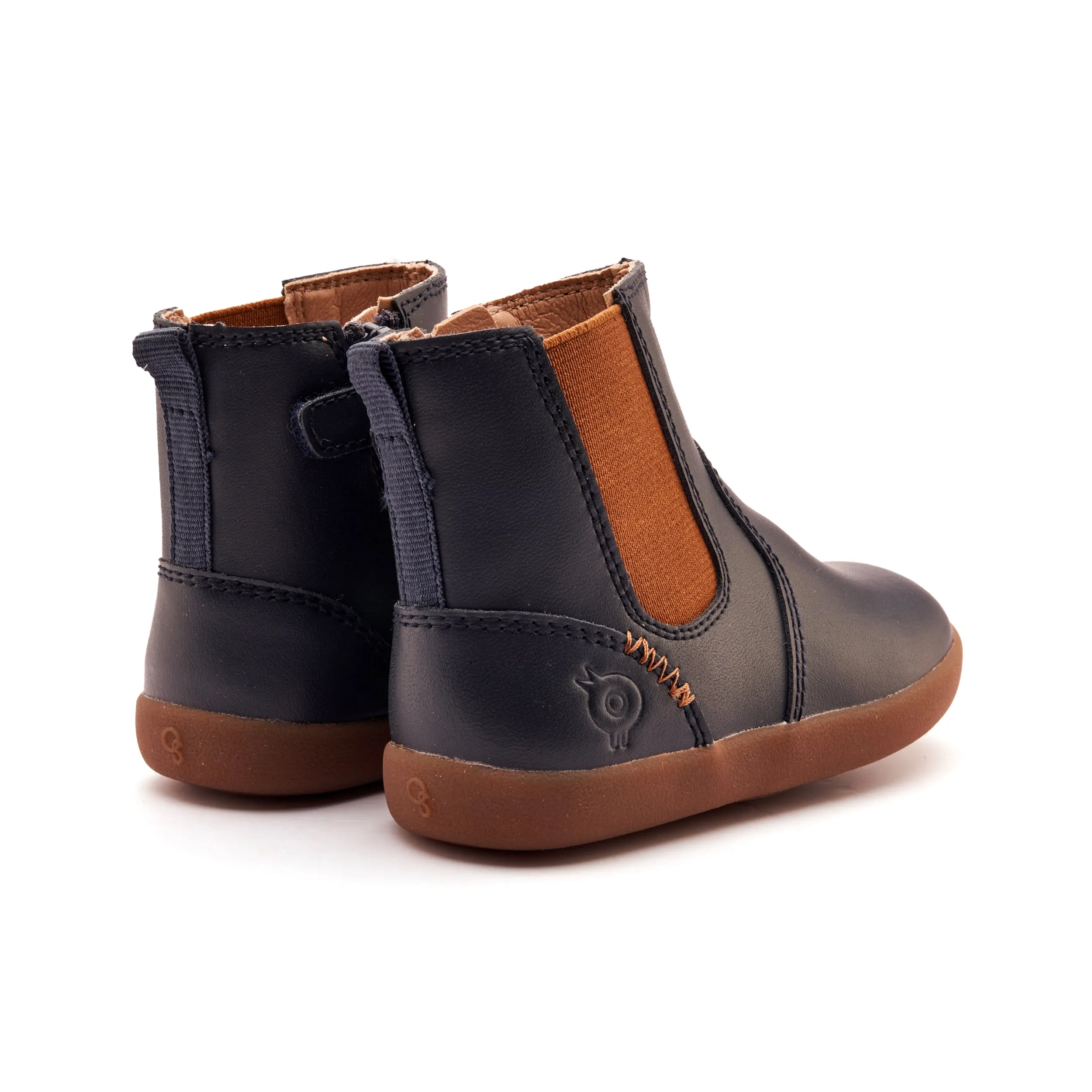 Old Soles Boy's and Girl's Ziggy Boot Boots - Navy travel mate