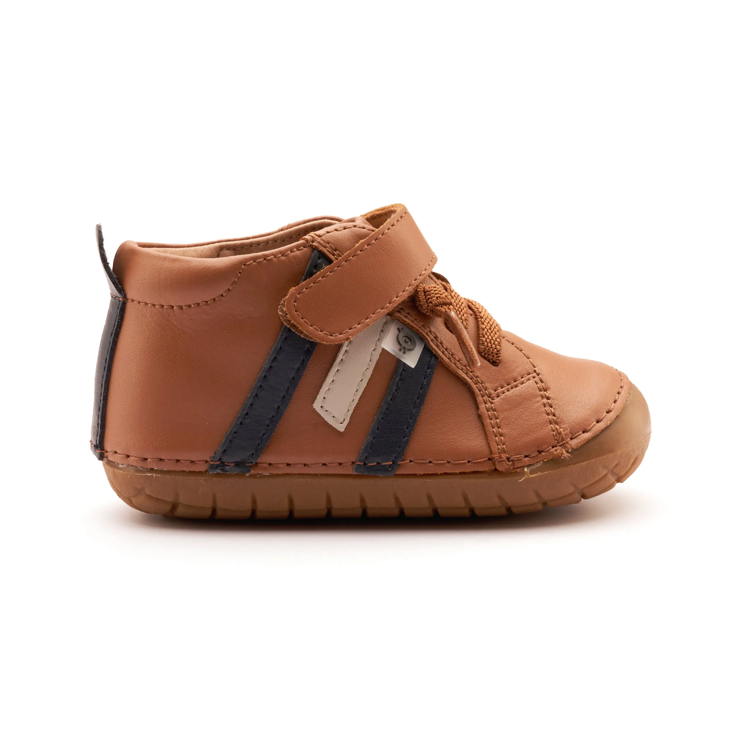 Old Soles Boy's AwayPave Casual Shoes - Tan / Navy / Gris pro vibe