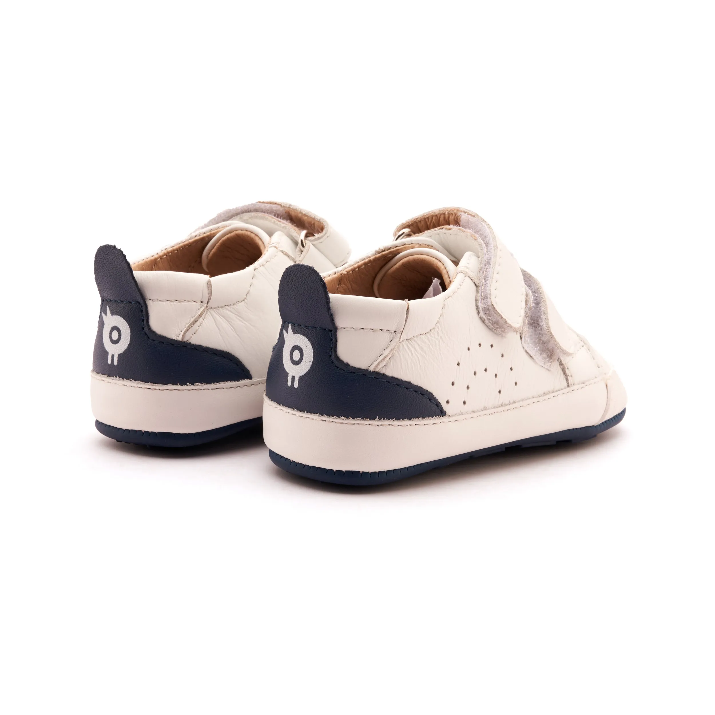 Old Soles Boy's Baby Tot Casual Shoes - Snow / Denim vibe daily
