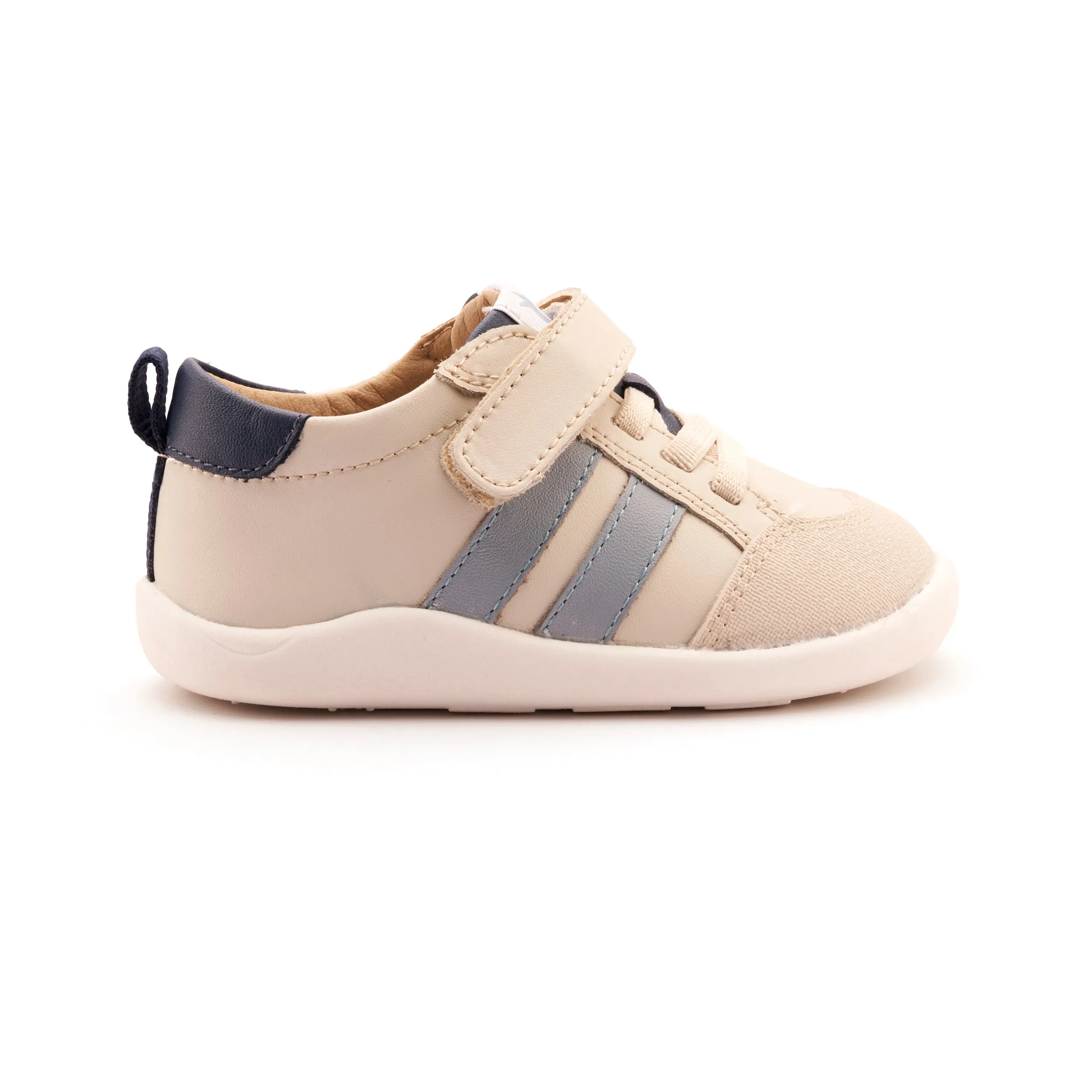 Old Soles Boy's Bowler Ground Casual Shoes - Sporco / Dusty Blue / Denim trend touch