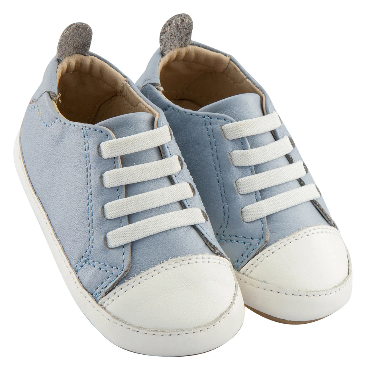 Old Soles Boy's Eazy Jogger, Dusty Blue clear mind