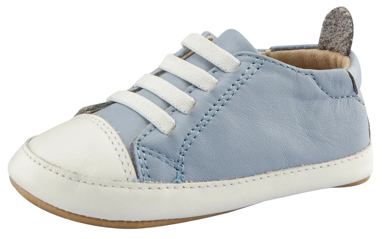 Old Soles Boy's Eazy Jogger, Dusty Blue anti slip