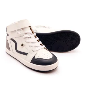 Old Soles Boy's Field Jump Casual Shoes - Snow / Shadow / Navy soft base