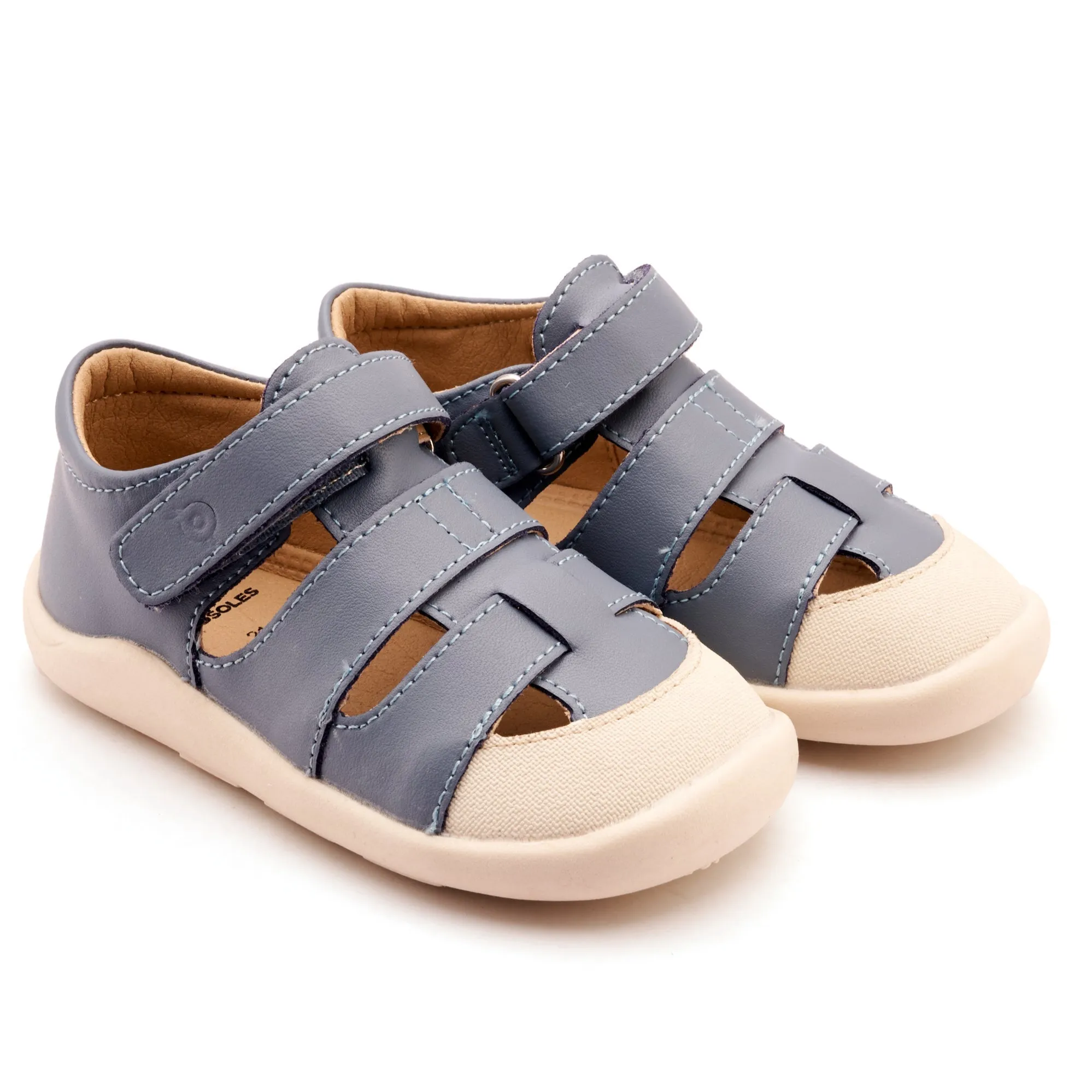 Old Soles Boy's Fresco Ground Sandals - Indigo / Sproco vibe zone