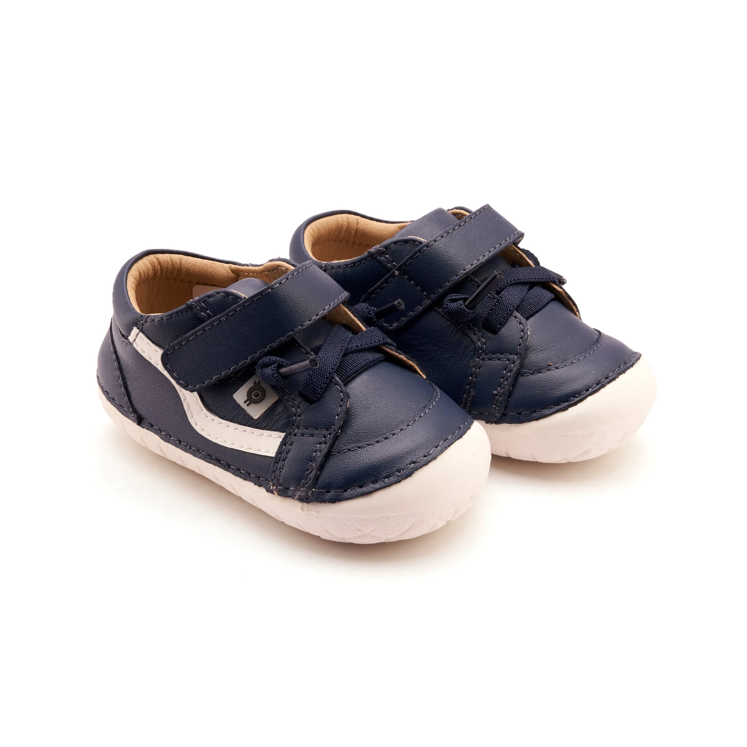 Old Soles Boy's Pave Squiggle Casual Shoes - Denim / Snow true ease