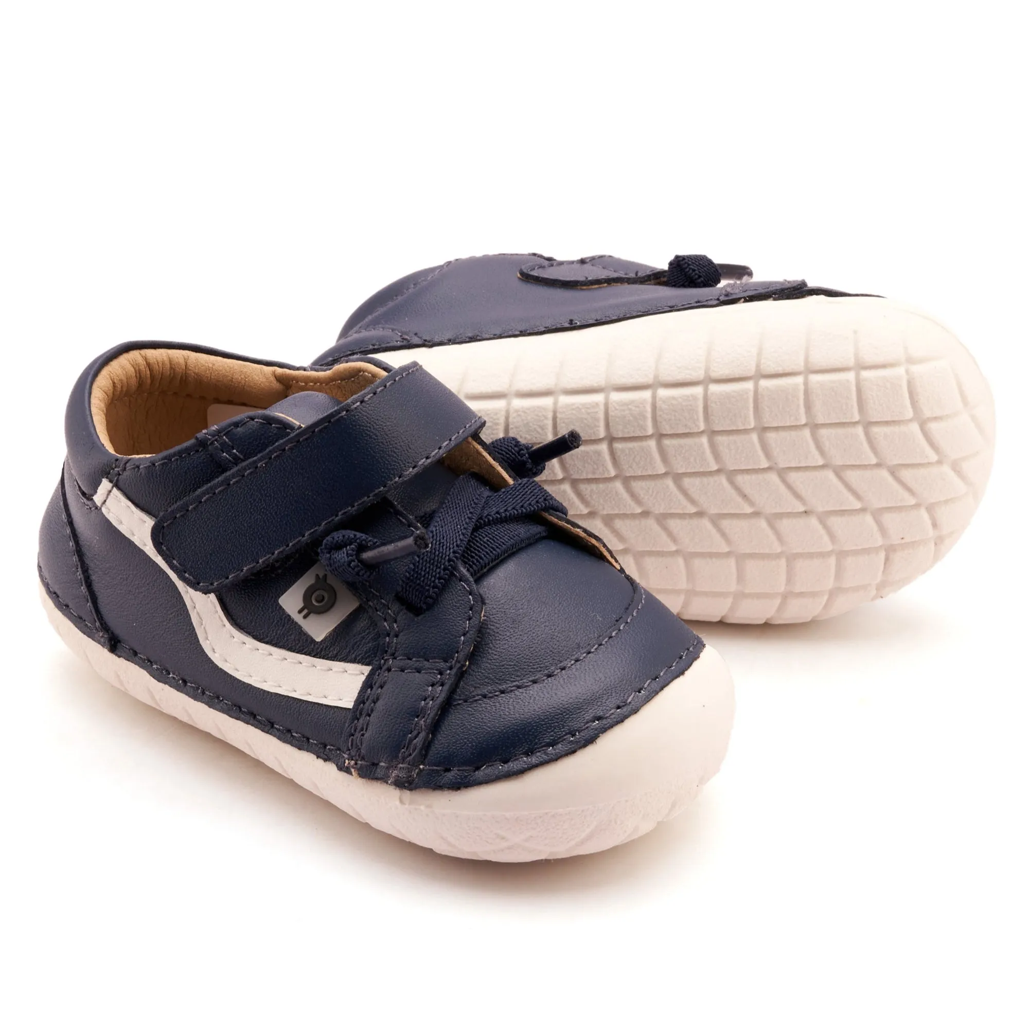 Old Soles Boy's Pave Squiggle Casual Shoes - Denim / Snow breeze walk