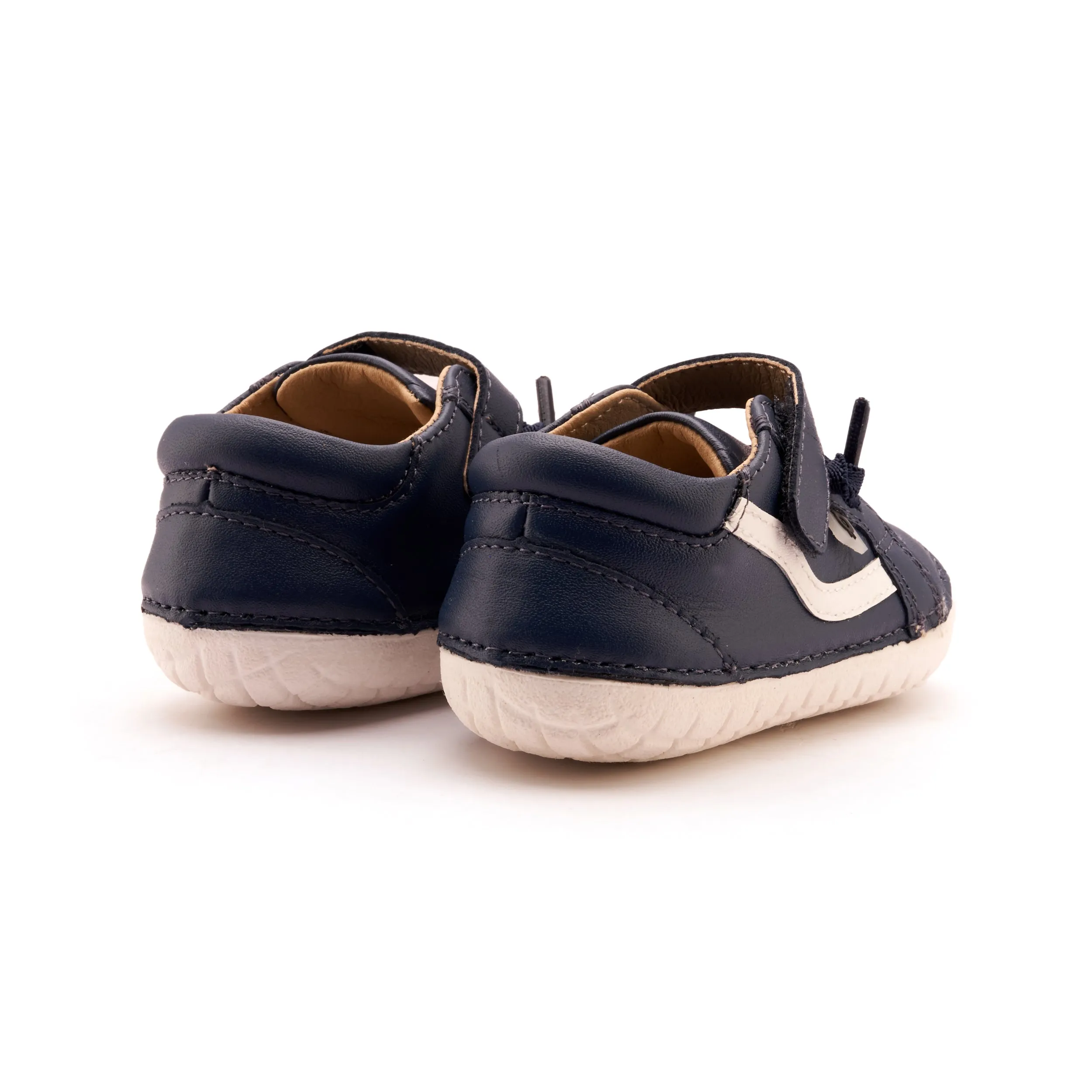 Old Soles Boy's Pave Squiggle Casual Shoes - Denim / Snow smooth vibe