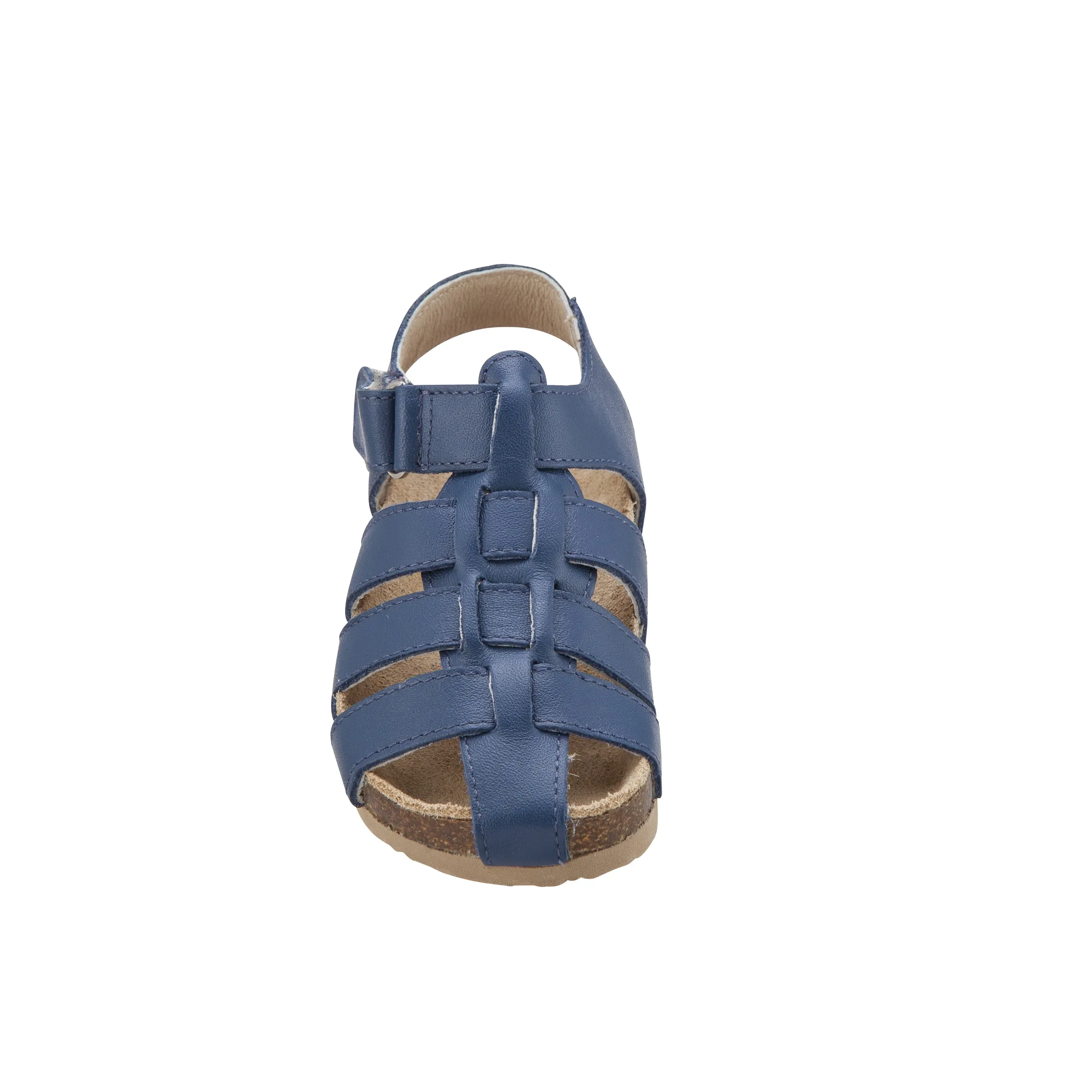 Old Soles Boy's Roadstar Fisherman Leather Sandals, Jeans Calm Steps
